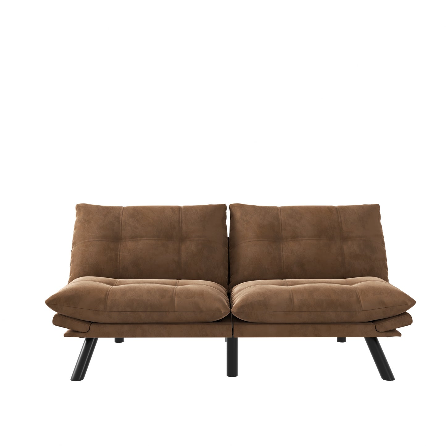 Kingsly Modern Leather Convertible Sofa Bed