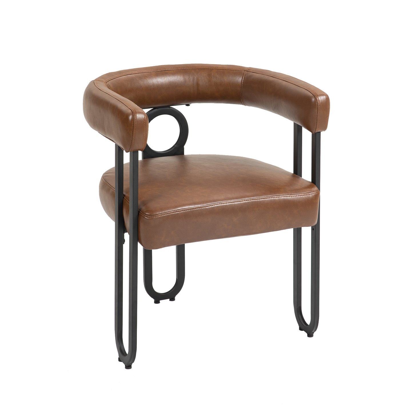 Napa Contemporary Fabric Upholstered Barrel Chairs