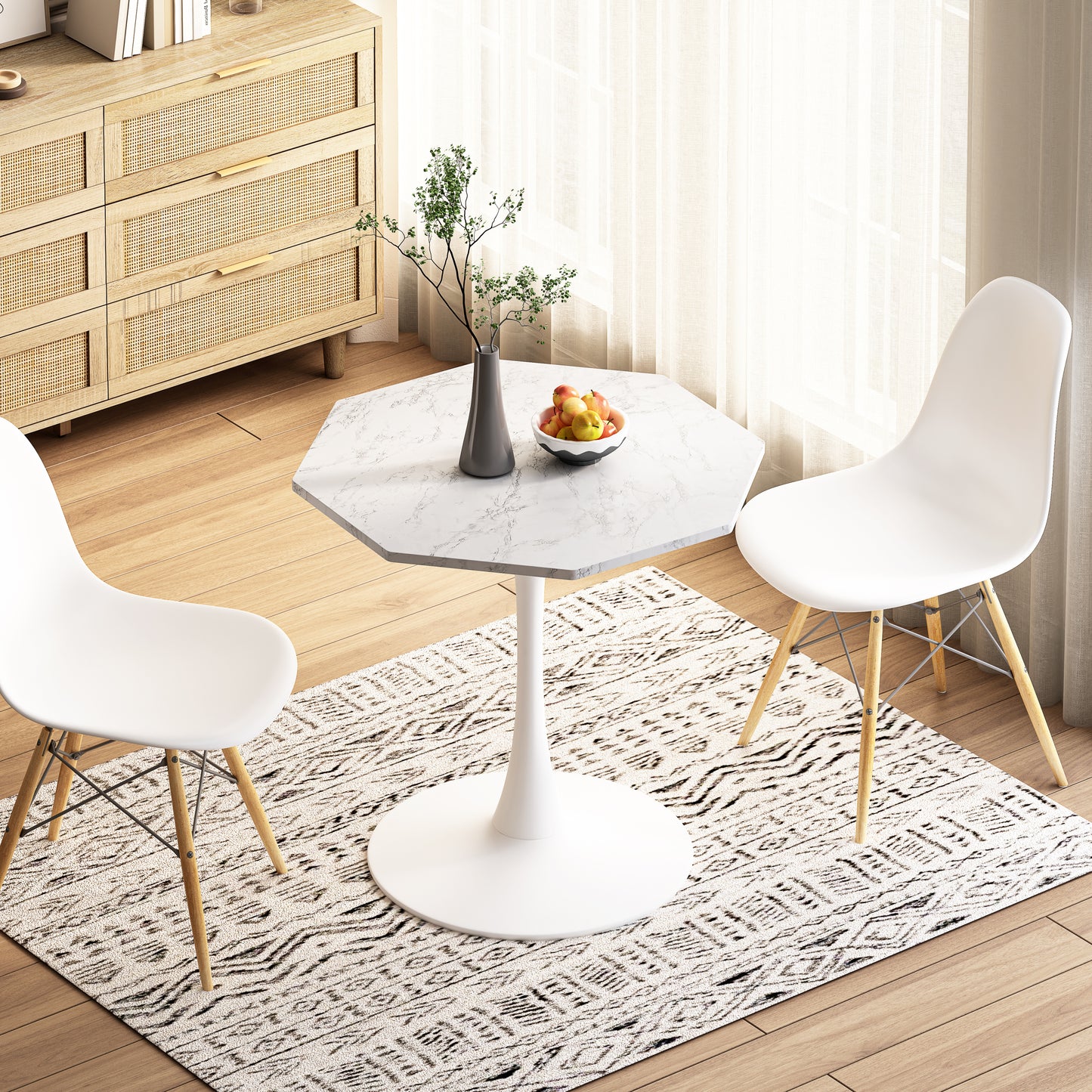 Amity Modern Velvet Dining Table