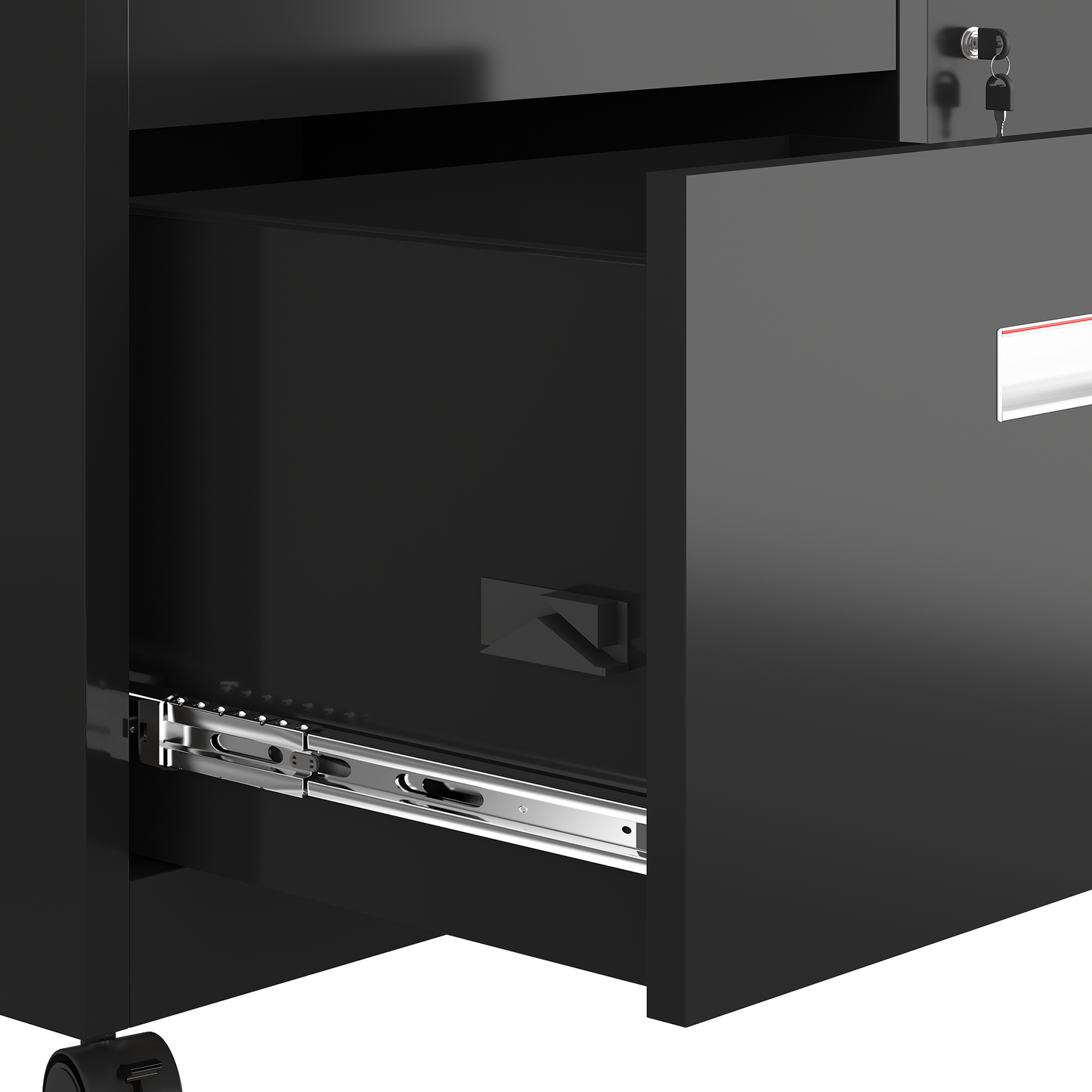 Silverleaf Modern Metal Filing Cabinet Lock