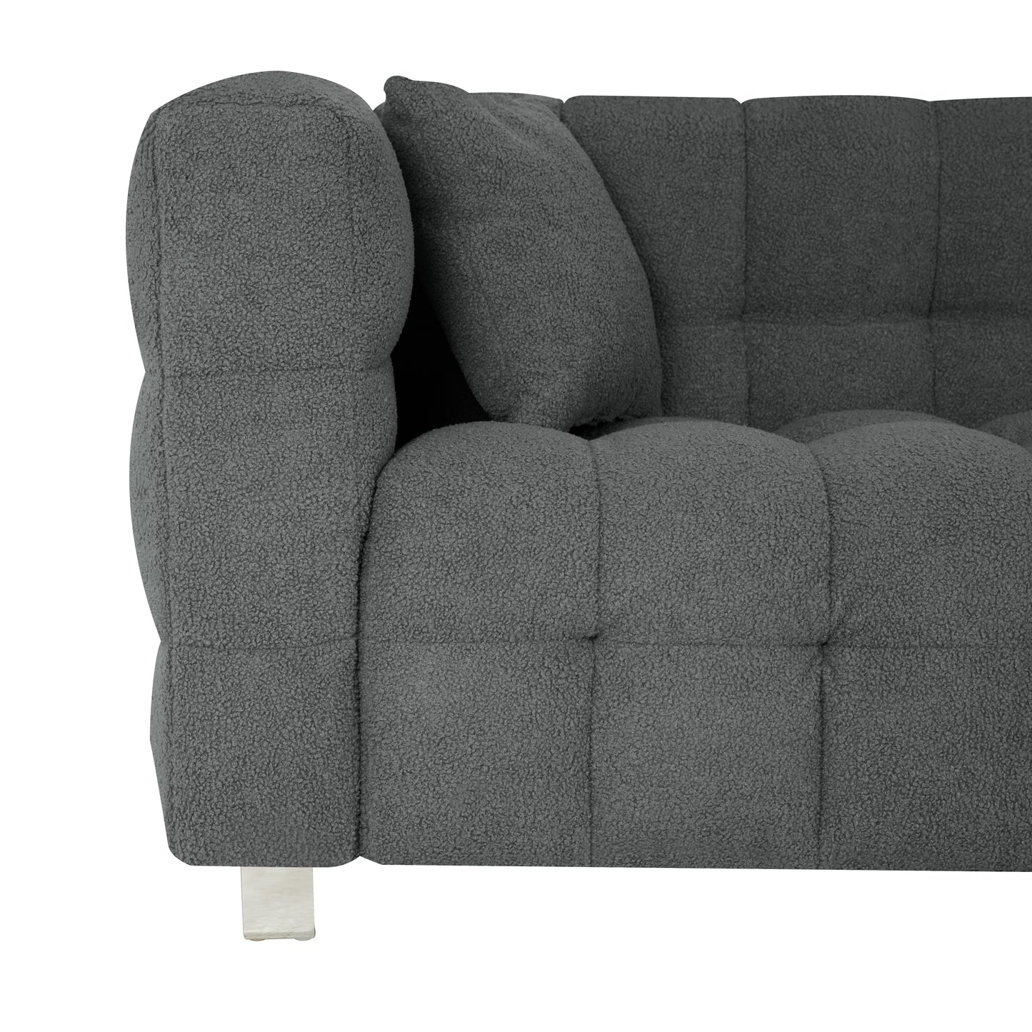 Healdsburg Contemporary Teddy Fleece Sofa