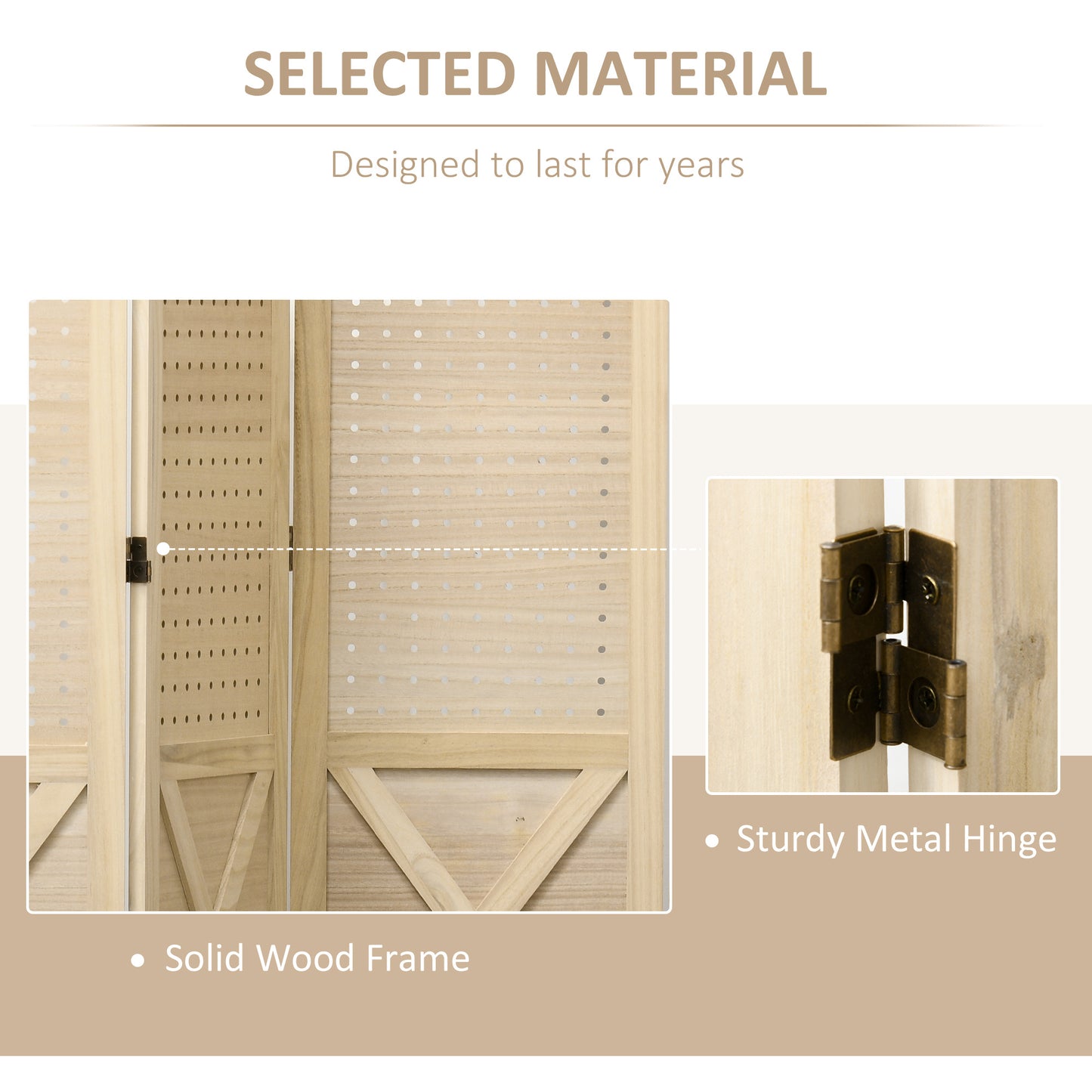 Ghivi Craftsman Wooden Display Screen