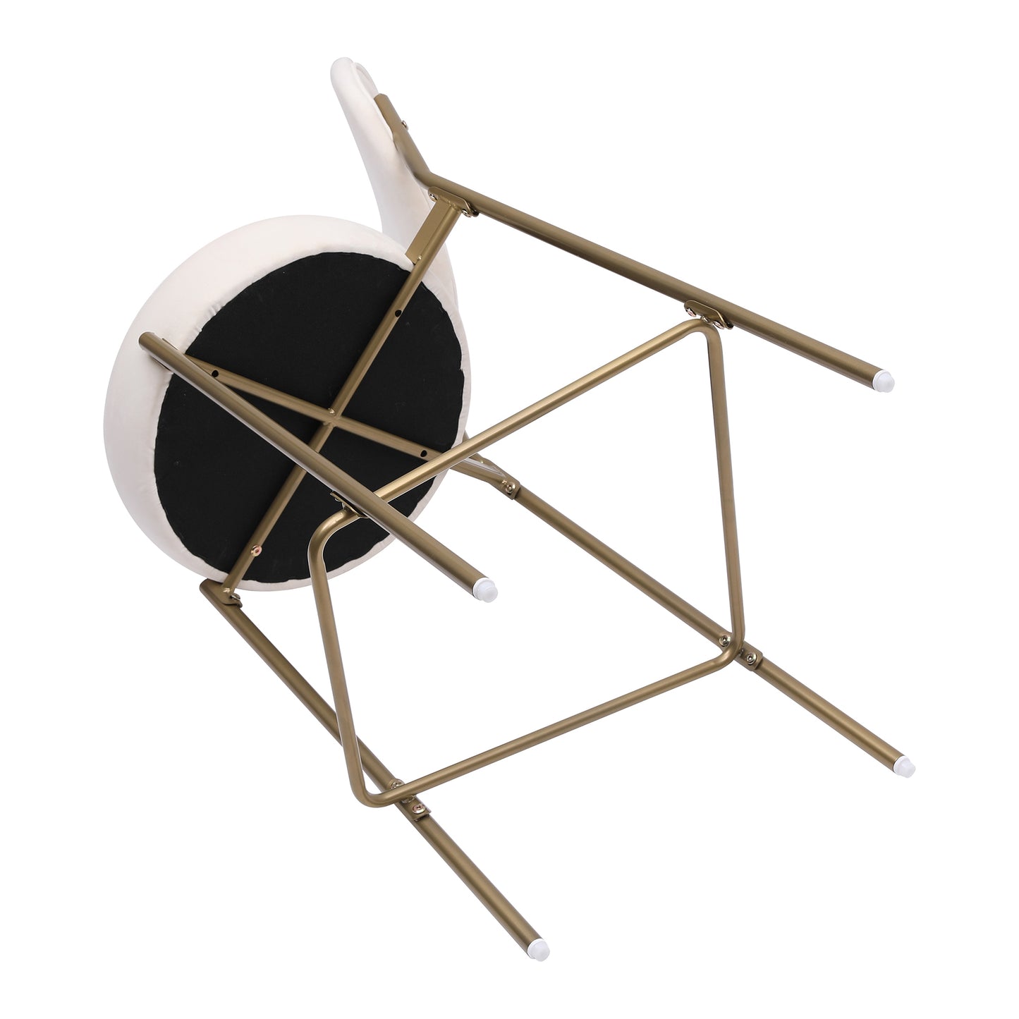 Irvington Modern Upholstered Velvet Stools