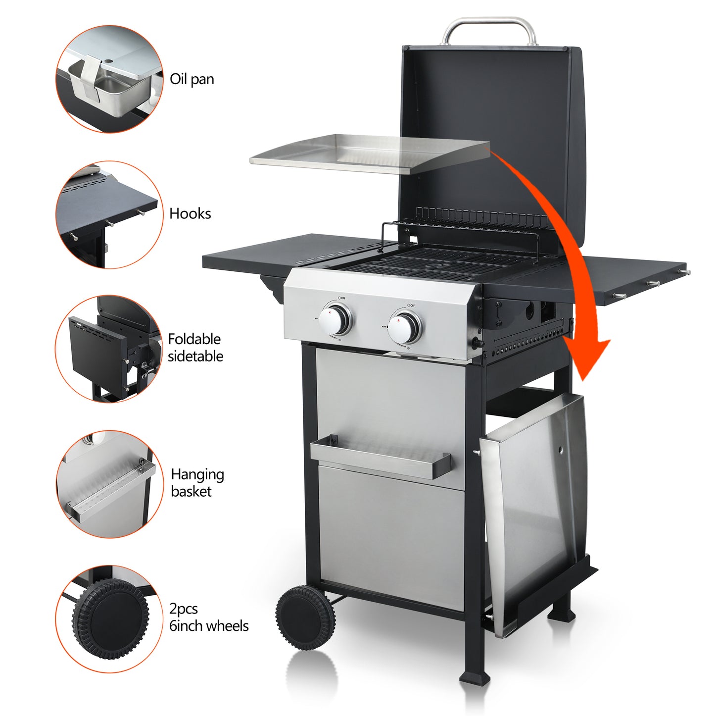 Luz Industrial Propane Gas BBQ Grill