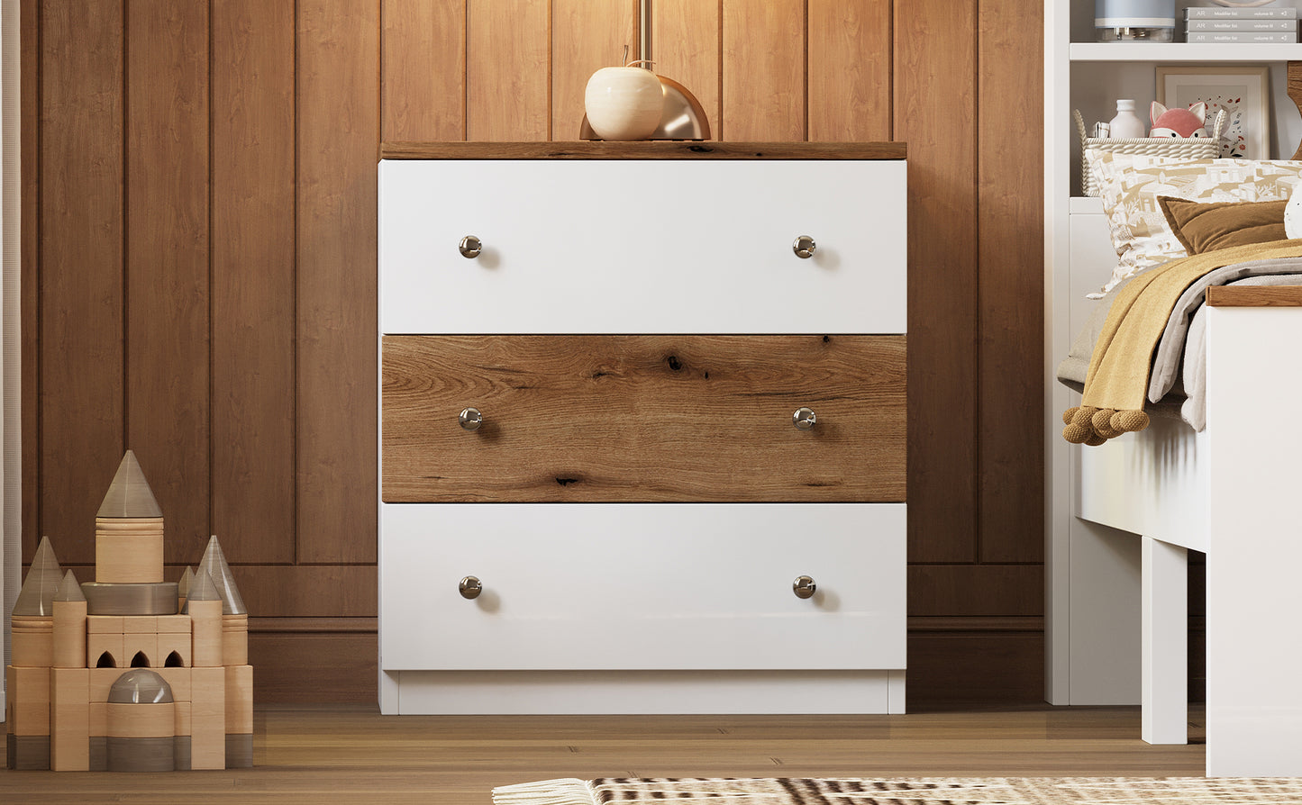 Bartholomew Craftsman Tahoma Colorblock Nightstand