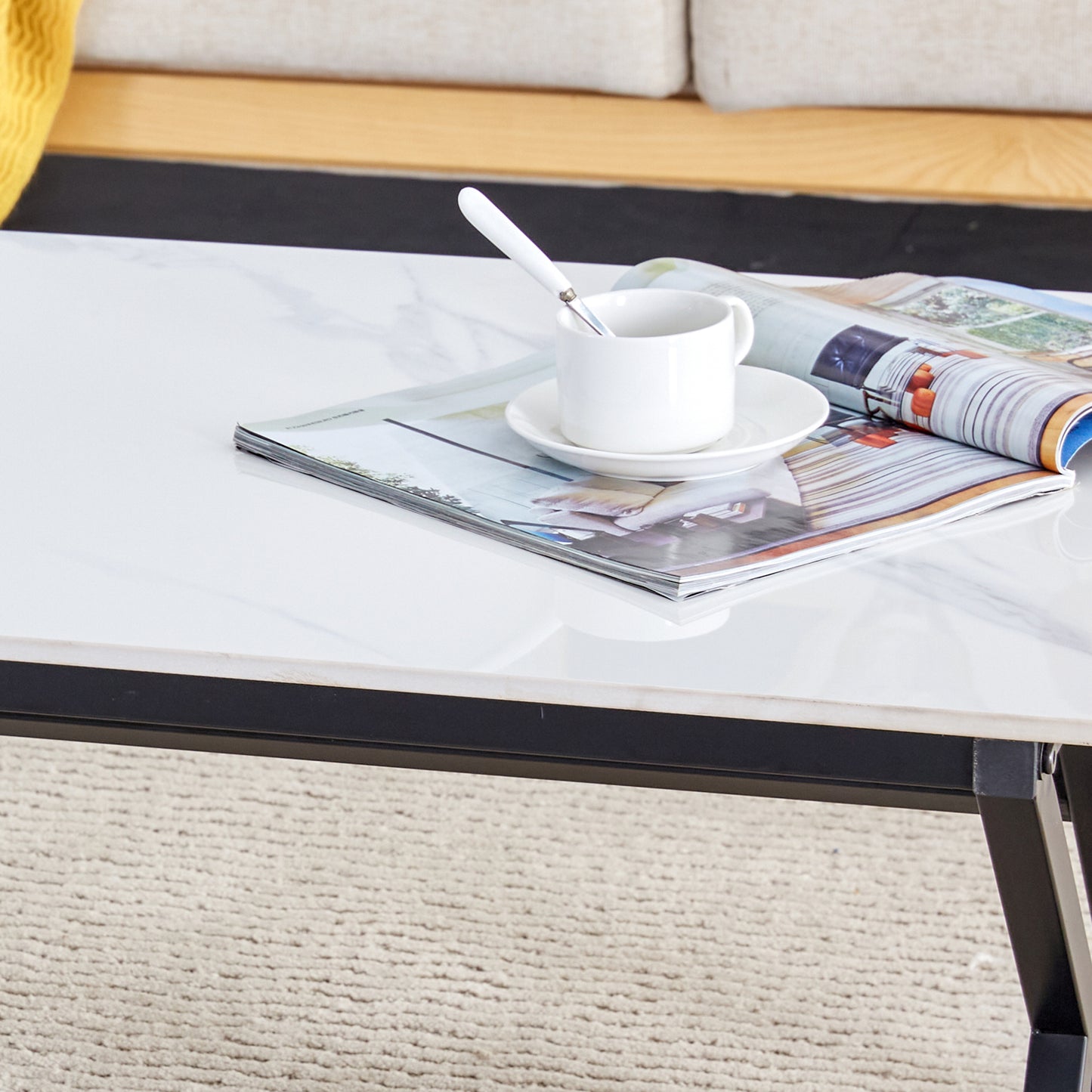 Lazzareschi Modern Monarch Rock Coffee Table