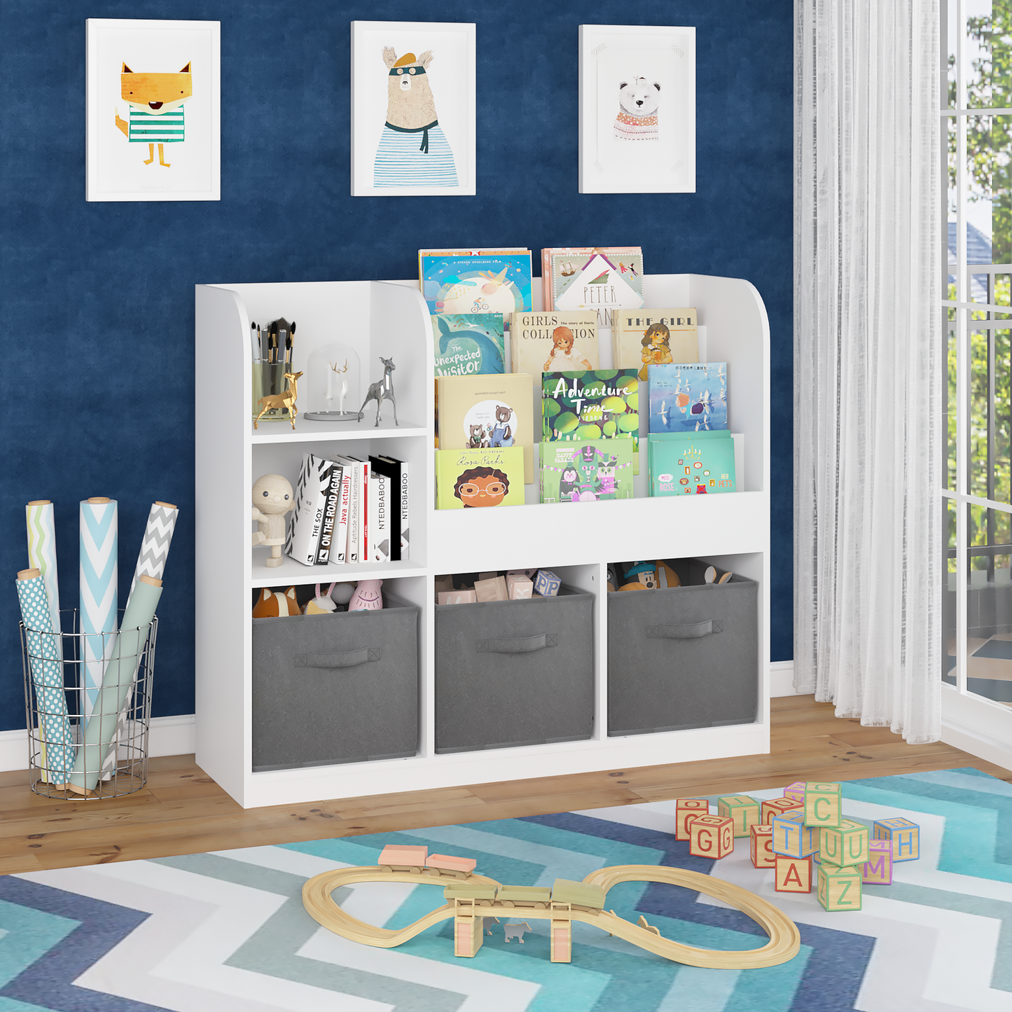 Marcel Modern Multifunctional Storage Bookcase