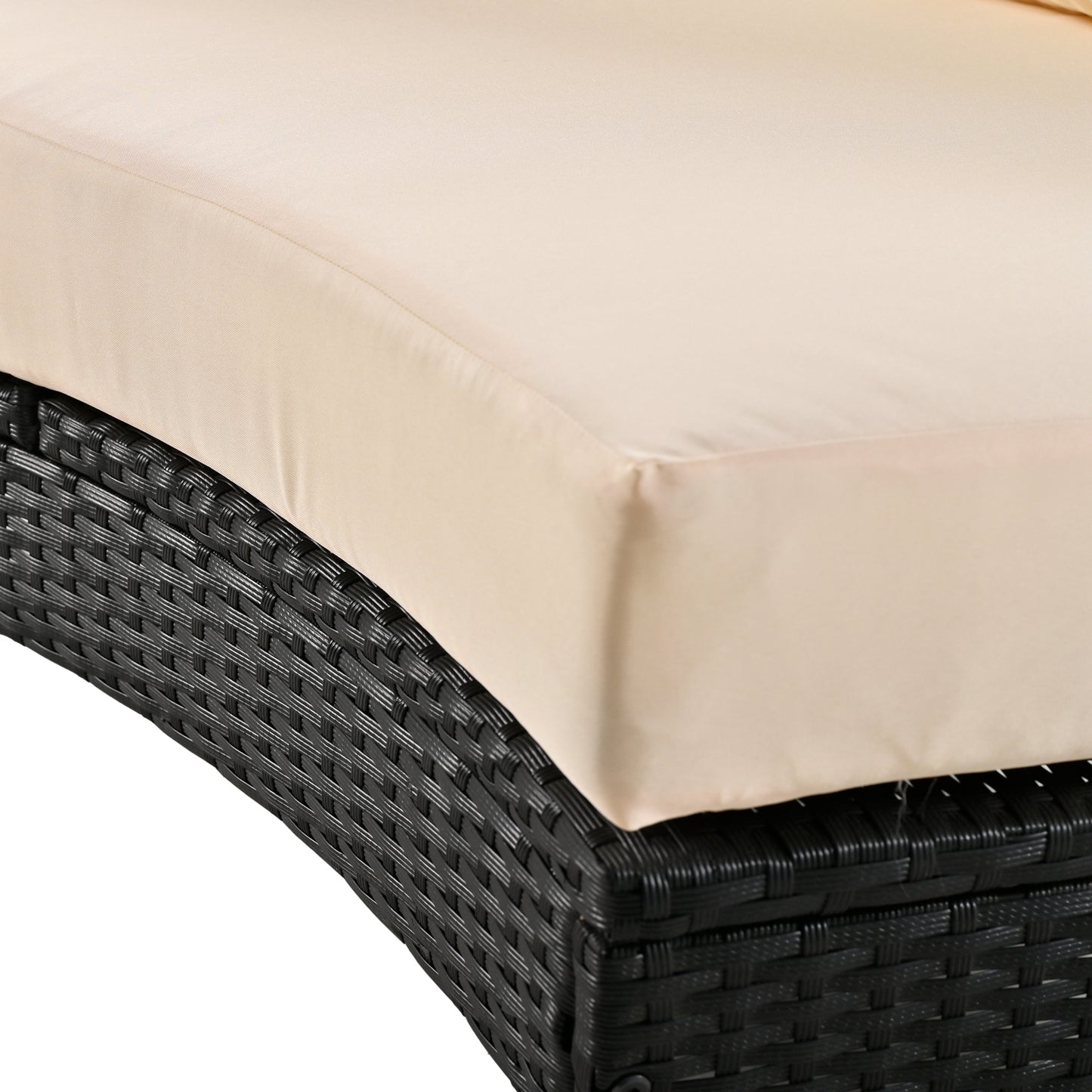 Somerset Modern Curved Outdoor Sofa