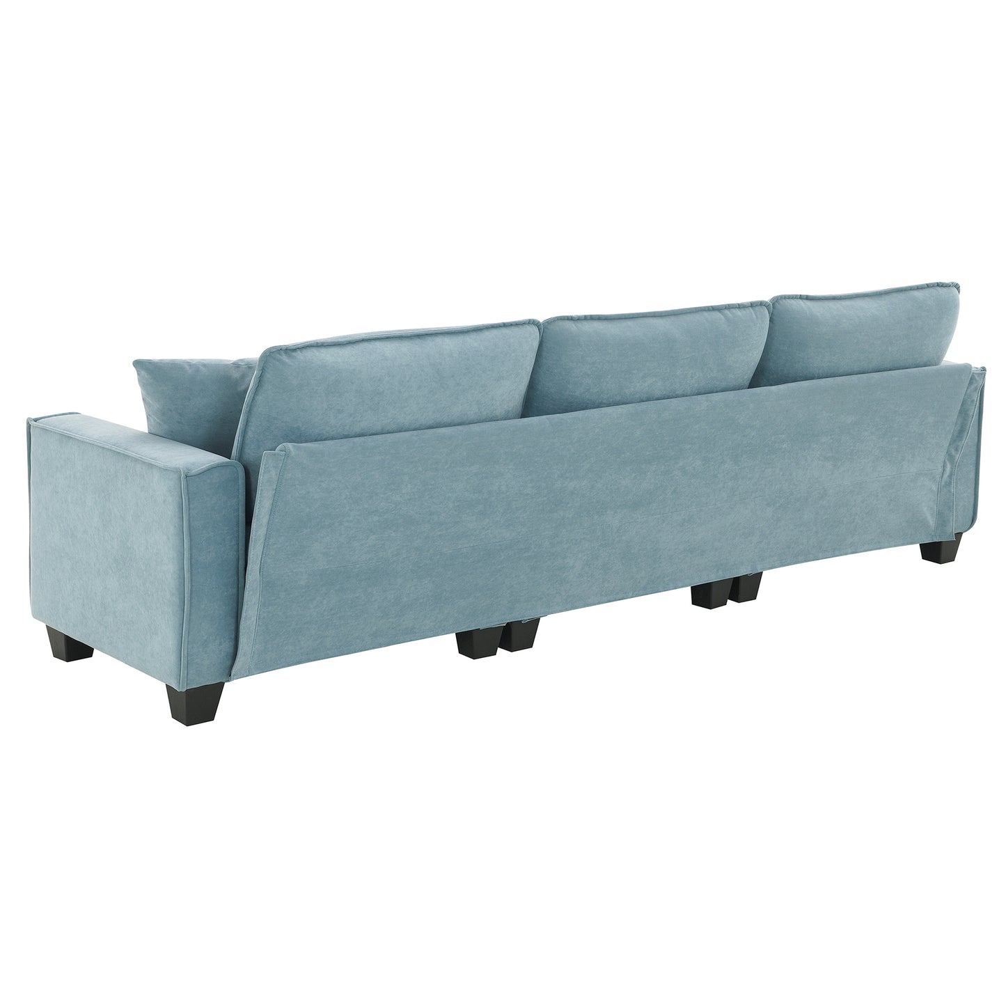 Lula Modern Velvet Convertible Sofa