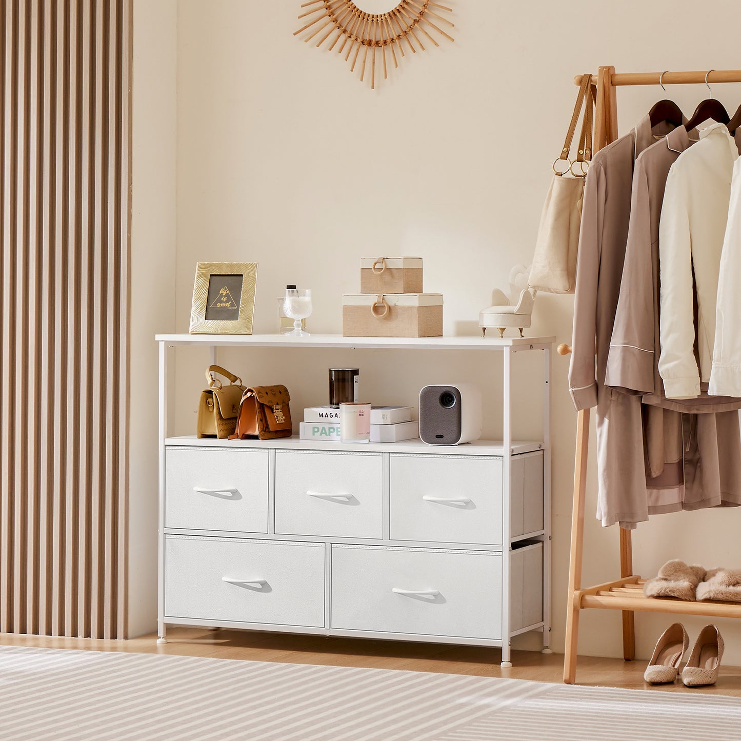 Healdsburg Modern Fabric Closet Dresser Storage