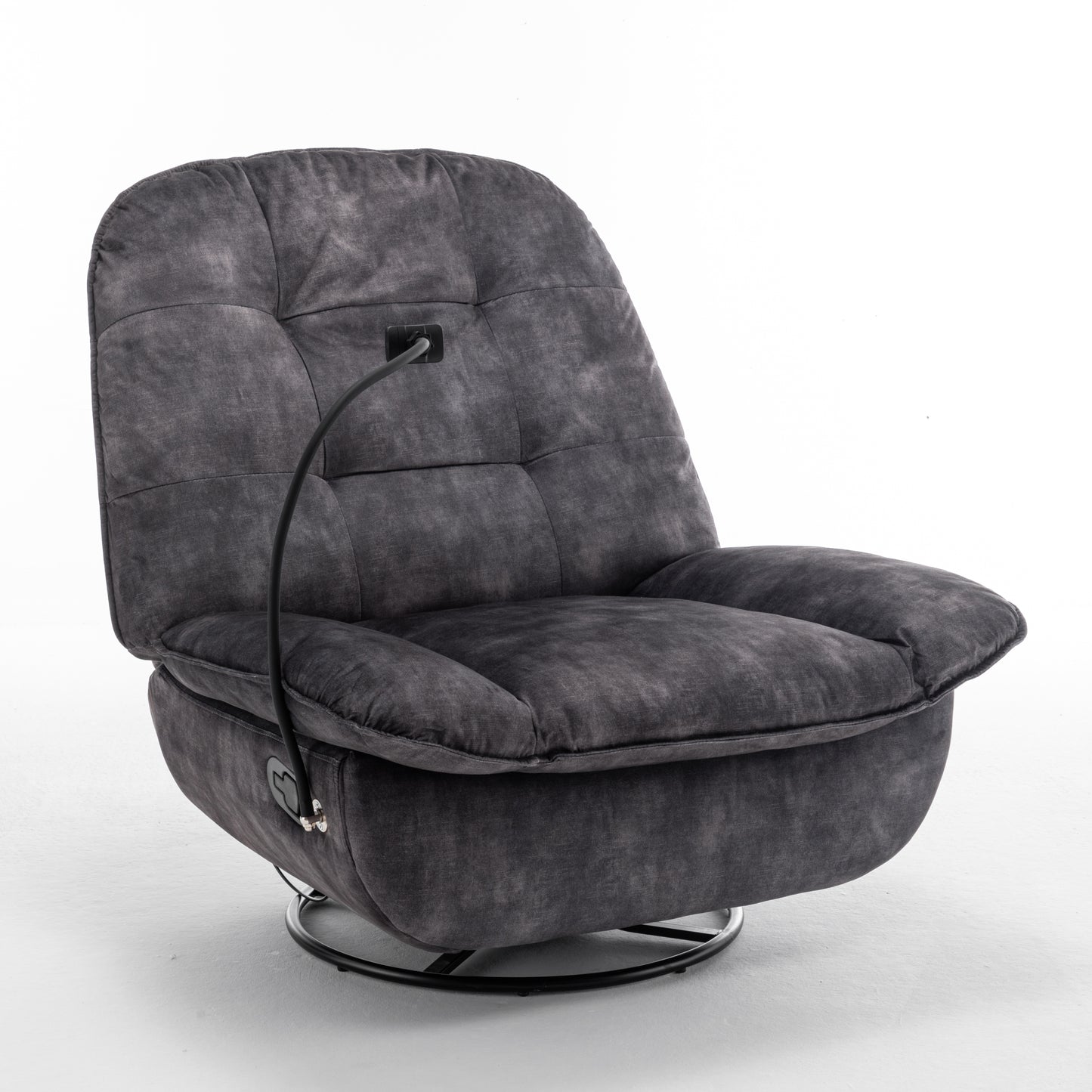 Irvington Modern Velvet Recliner Chair