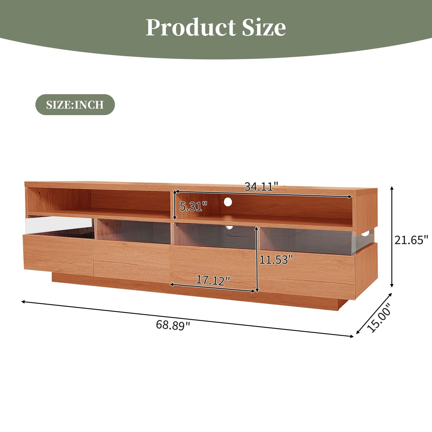 Cleo Modern TV Console Entertainment