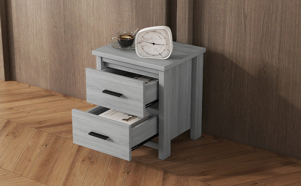 Centerville Modern Havenwood Rustic Nightstand