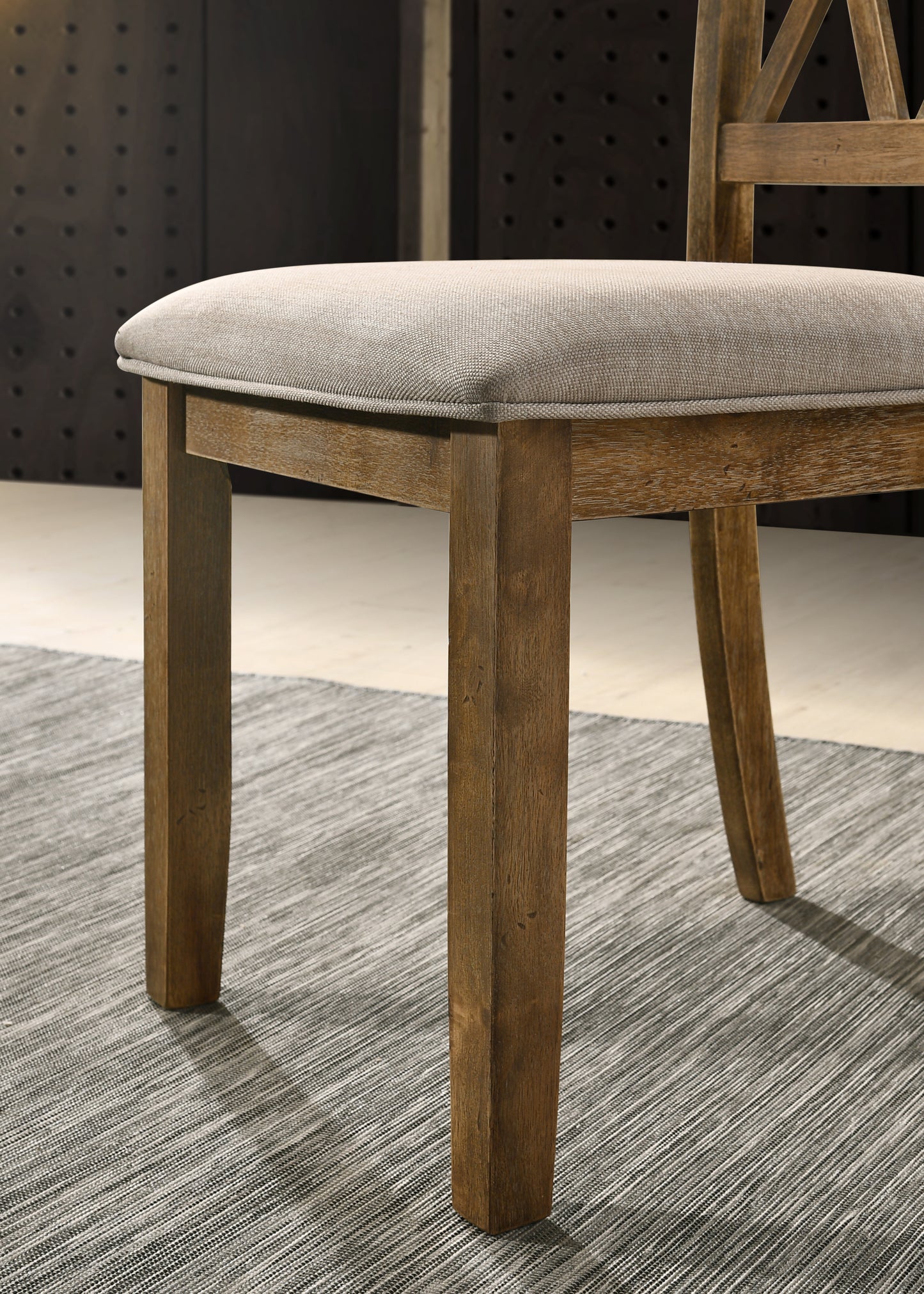 Bartholomew Craftsman Upholstered Dining Chair