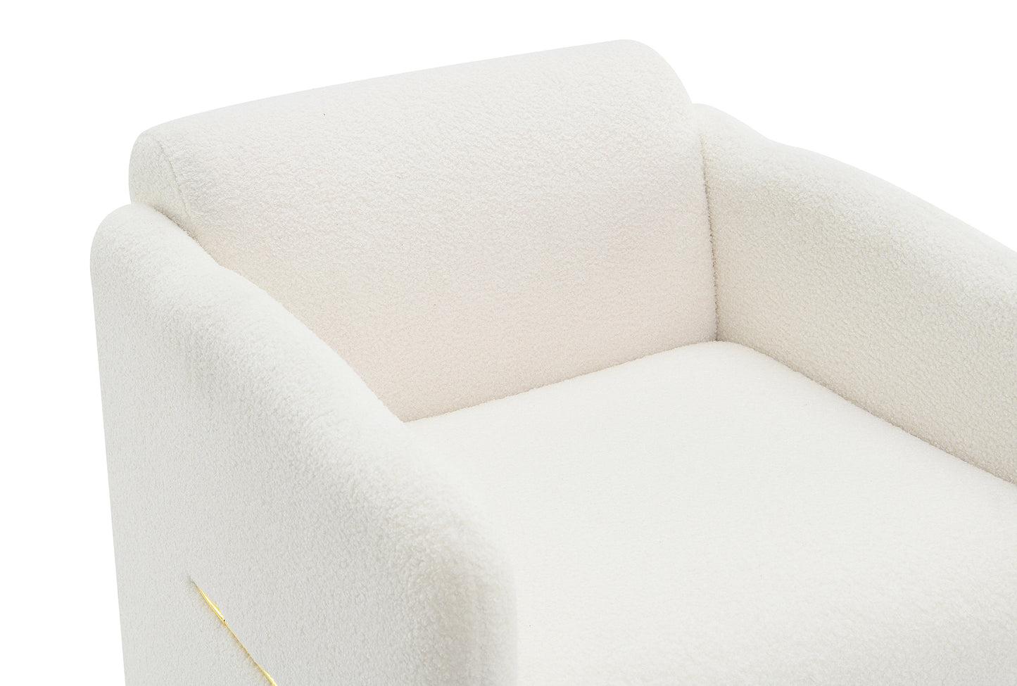 Fremont Contemporary Wave Arm Accent Chair