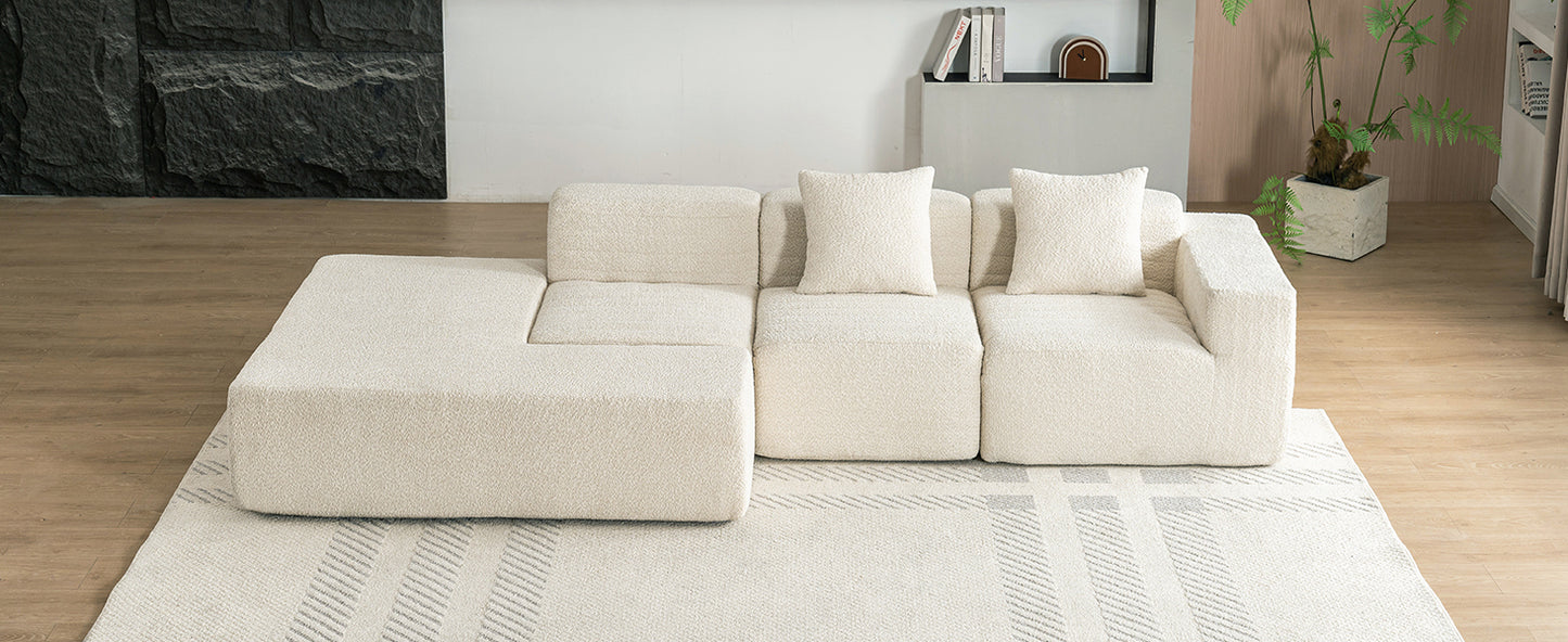 Luz Contemporary Sectional Sofa Set