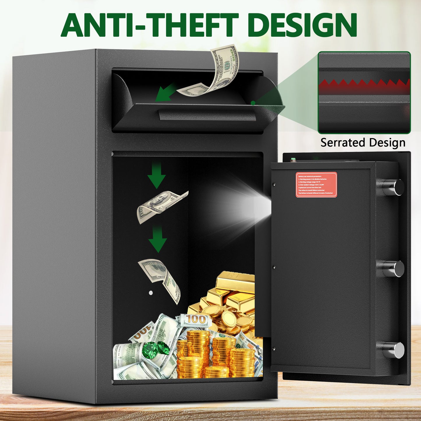 Oakridge Industrial Digital Safe Deposit Box