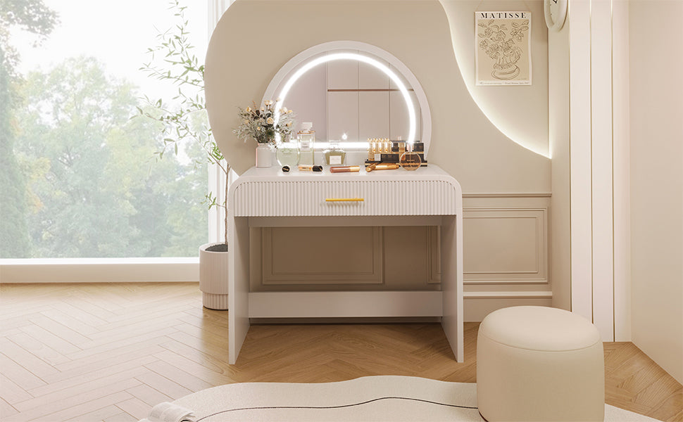 Mission Modern Makeup Vanity with Touch