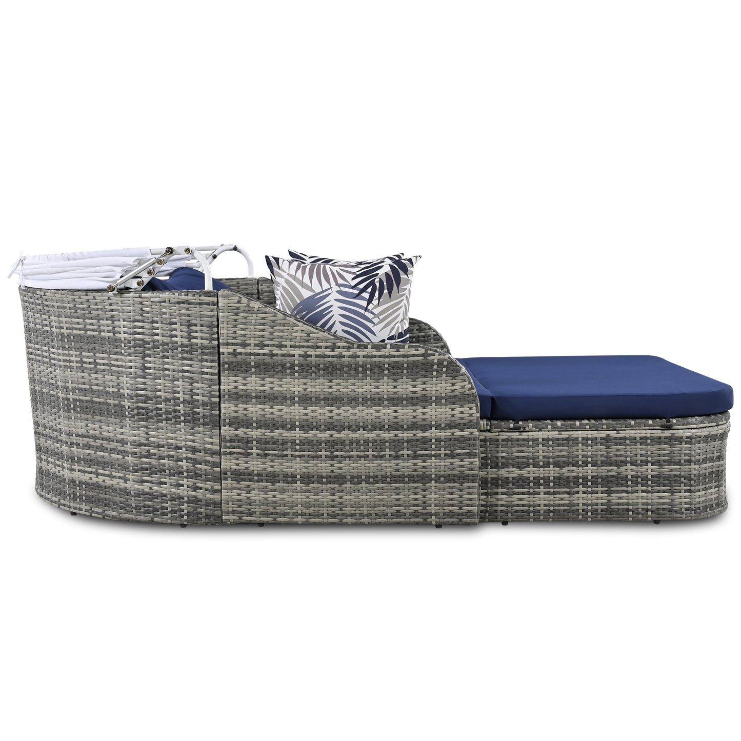 Oakridge Modern Canopy Sunbed Daybed