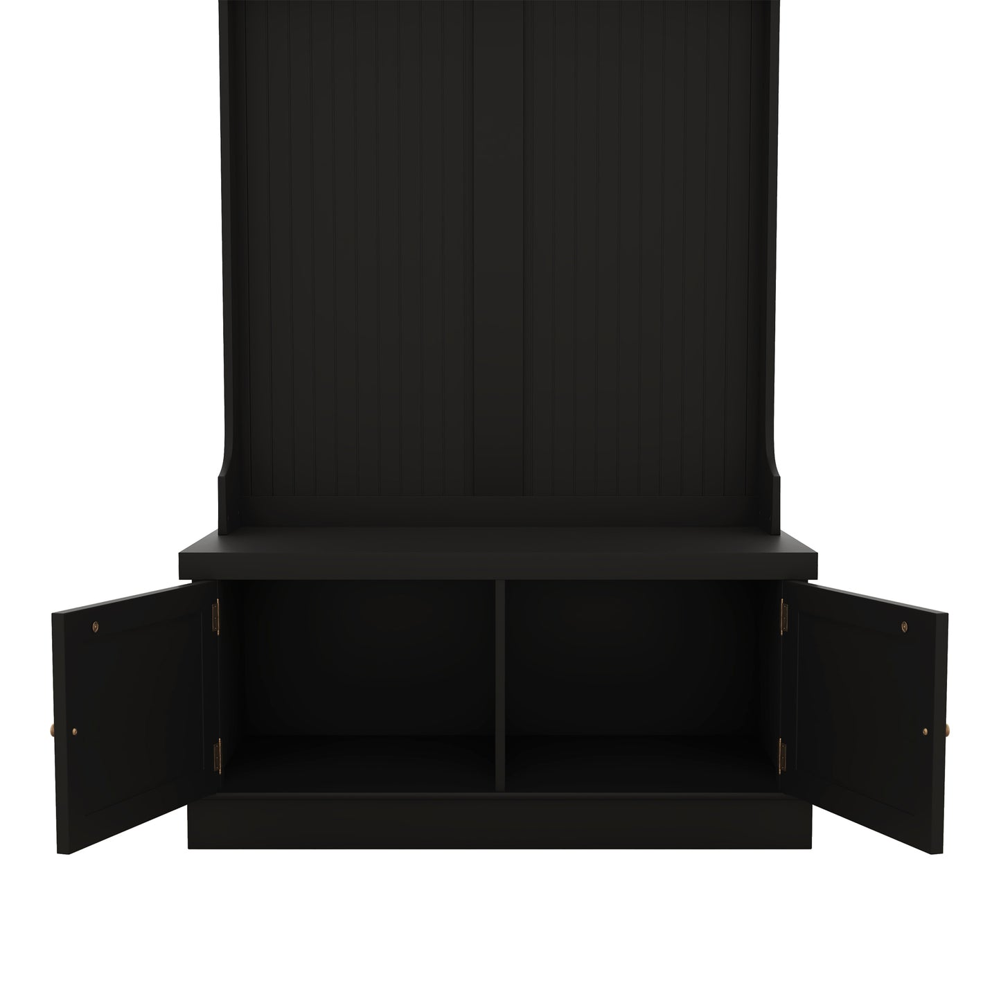 Niles Modern Storage Bench Coat Rack