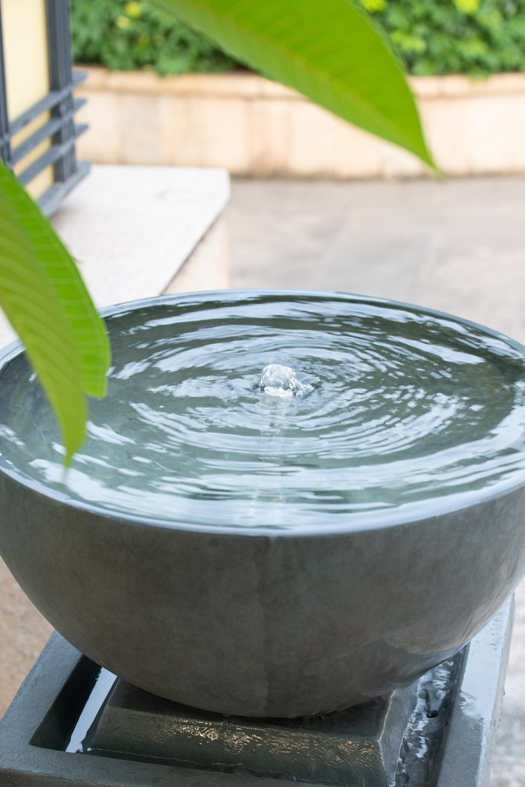 Niles Contemporary Relaxing Outdoor Water Fountain
