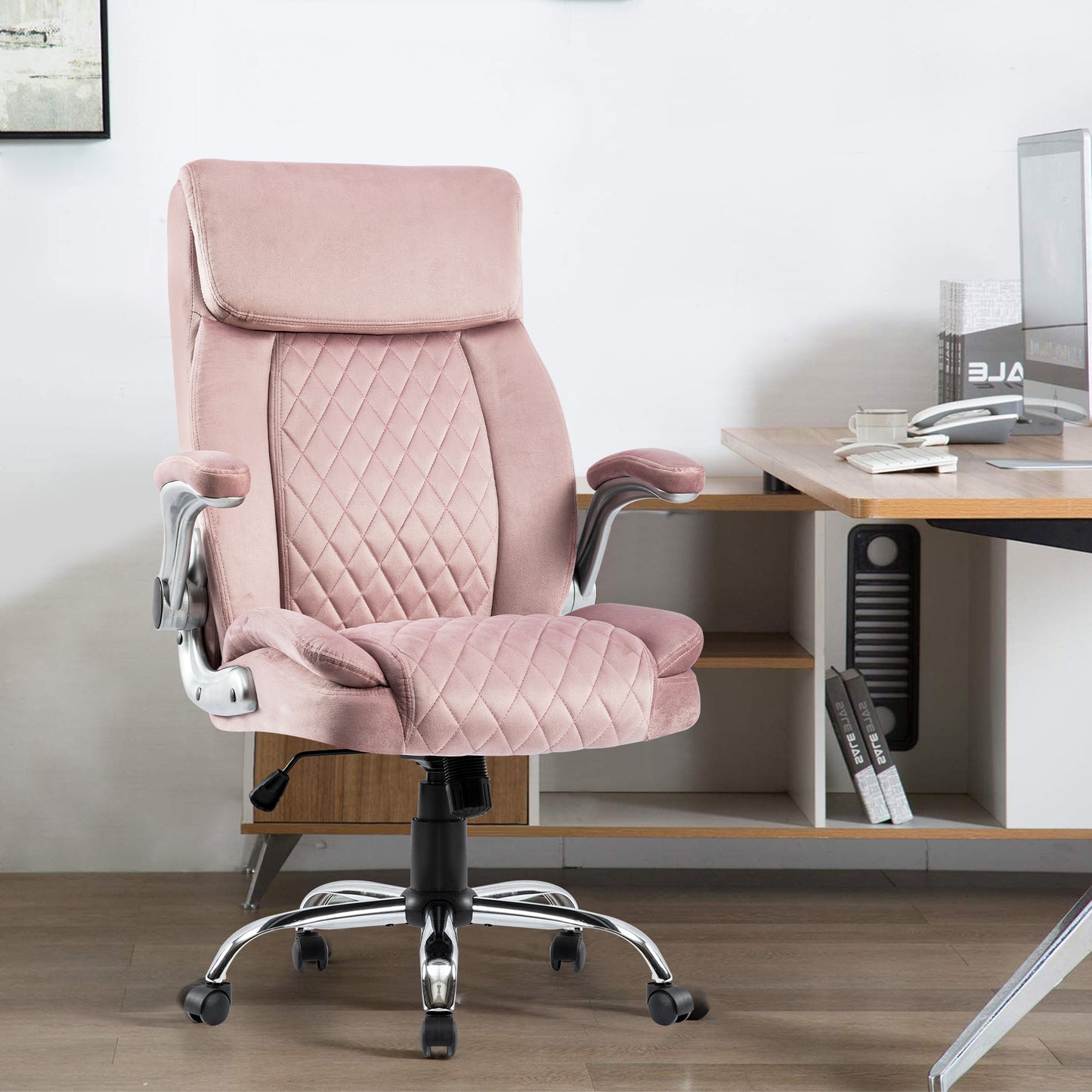 Mission Modern Swivel Office Room Chair