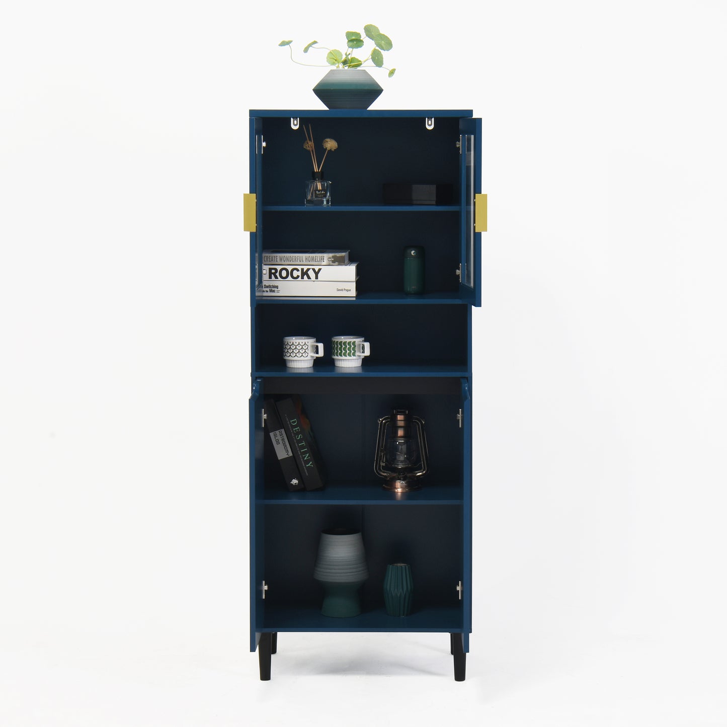Irvington Contemporary Storage Bookcase