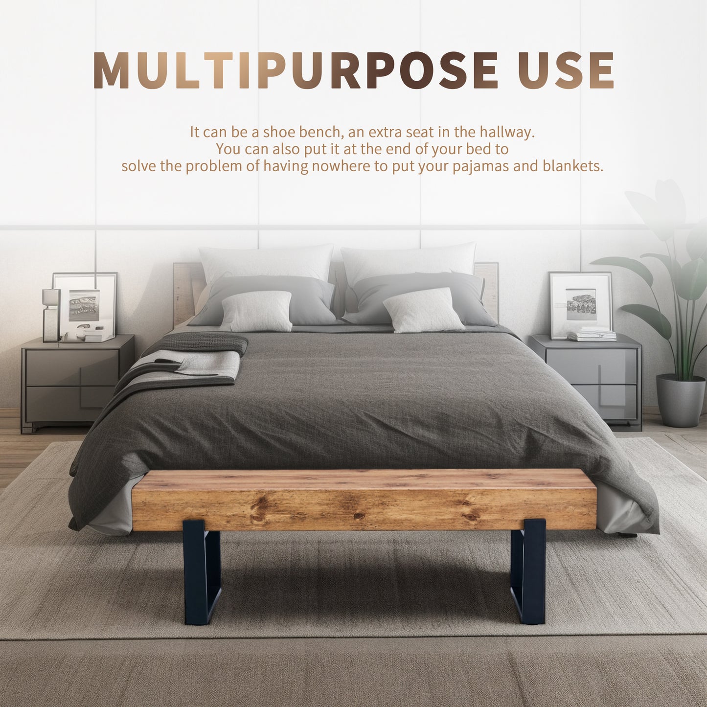 Bartholomew Modern Dining Bench