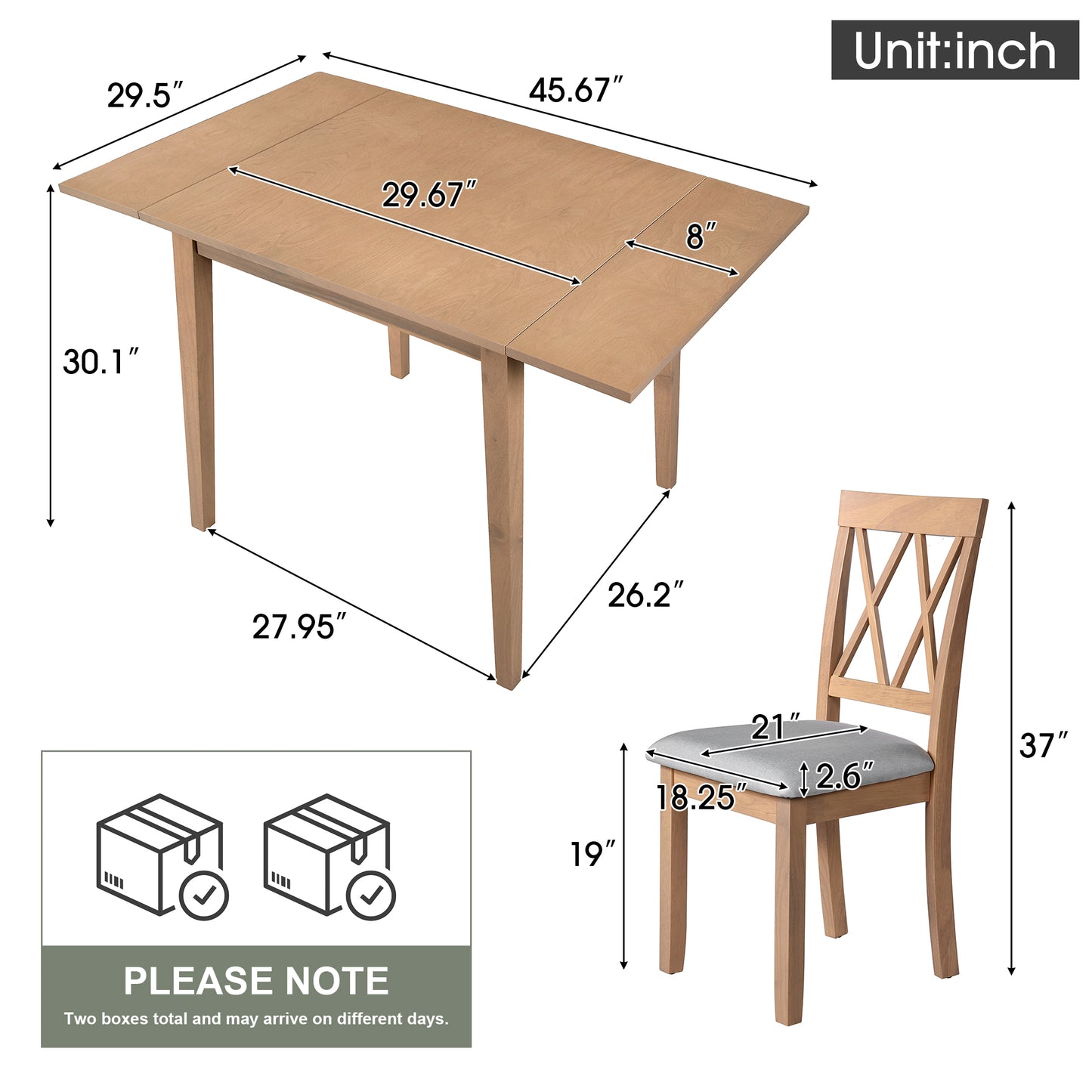 Westport Modern Leaf Kitchen Dining Set