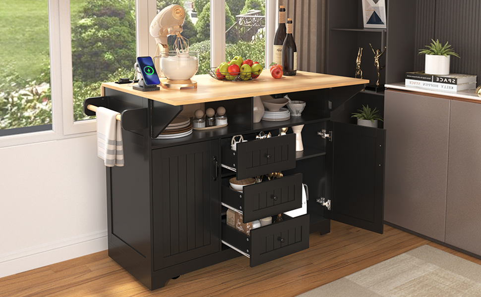 Lula Modern Simple Kitchen Island