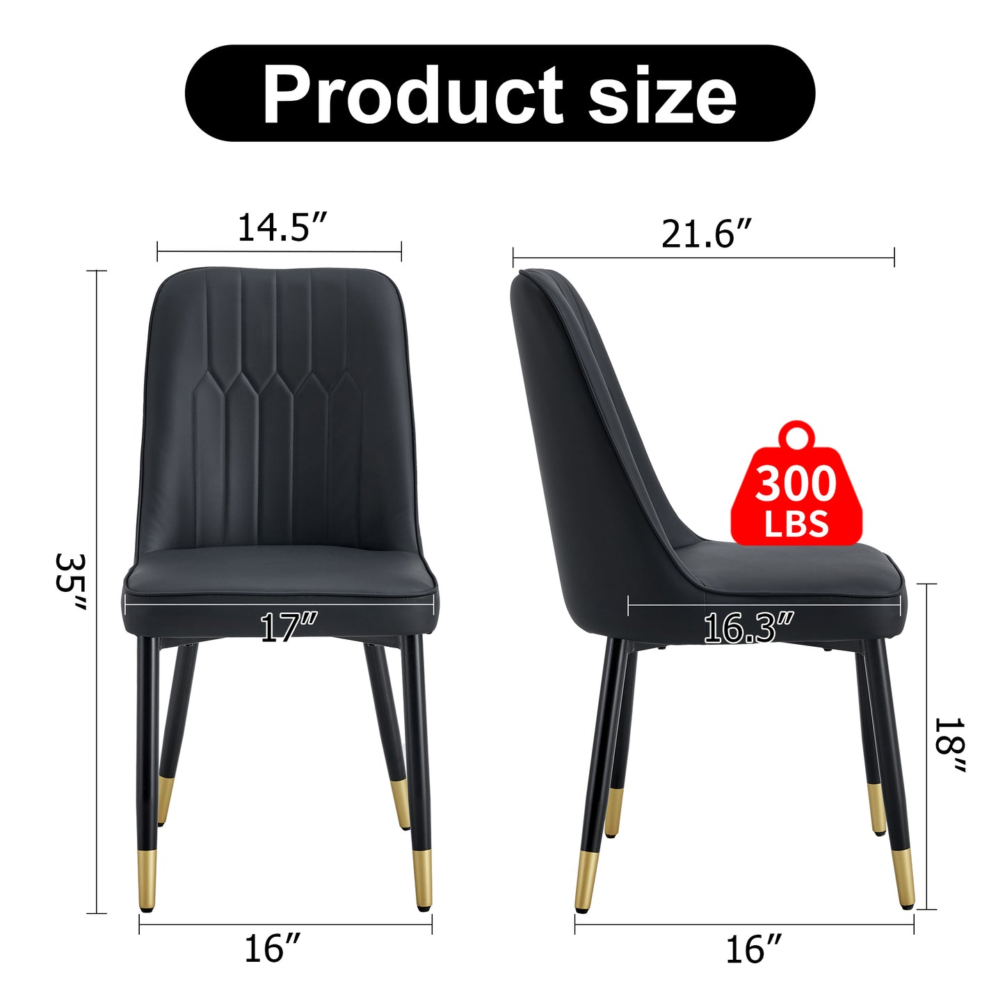 Napa Modern PU Dining Chairs