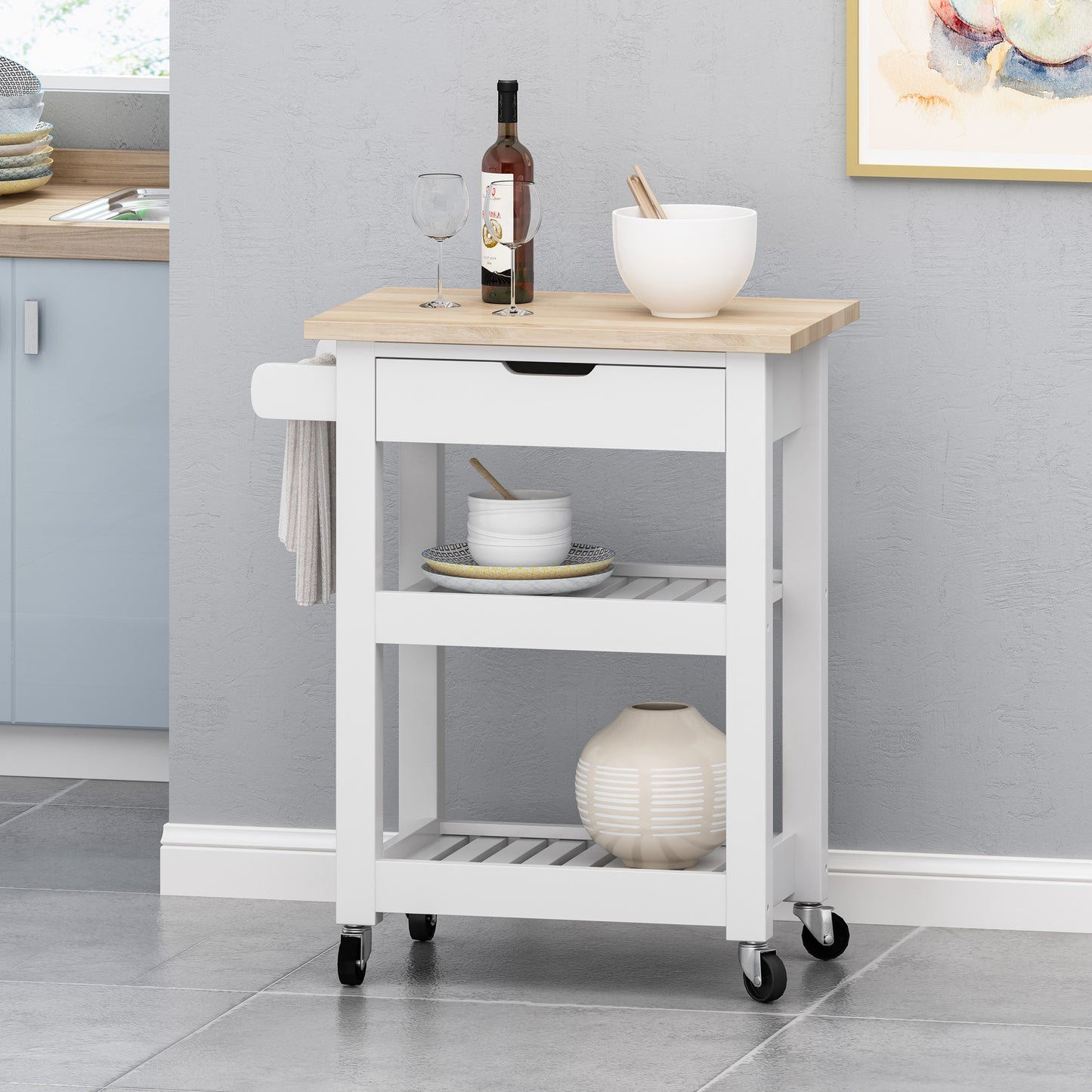 Niles Craftsman Velvet Classic Kitchen Cart