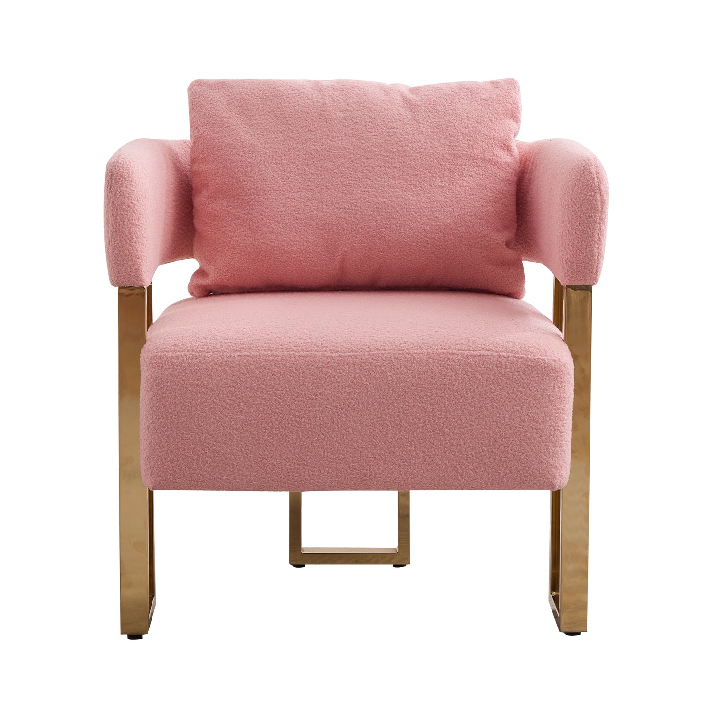 Lazzareschi Mid-Century Teddy Fleece Chair