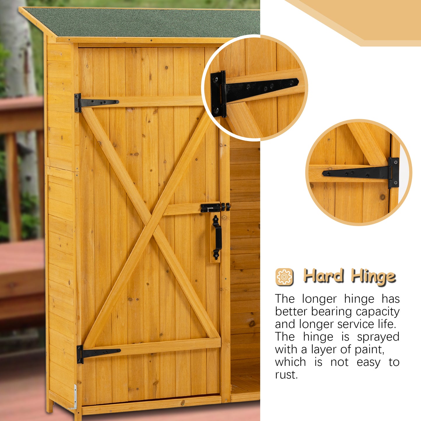 Luz Craftsman Outdoor Storage Shed