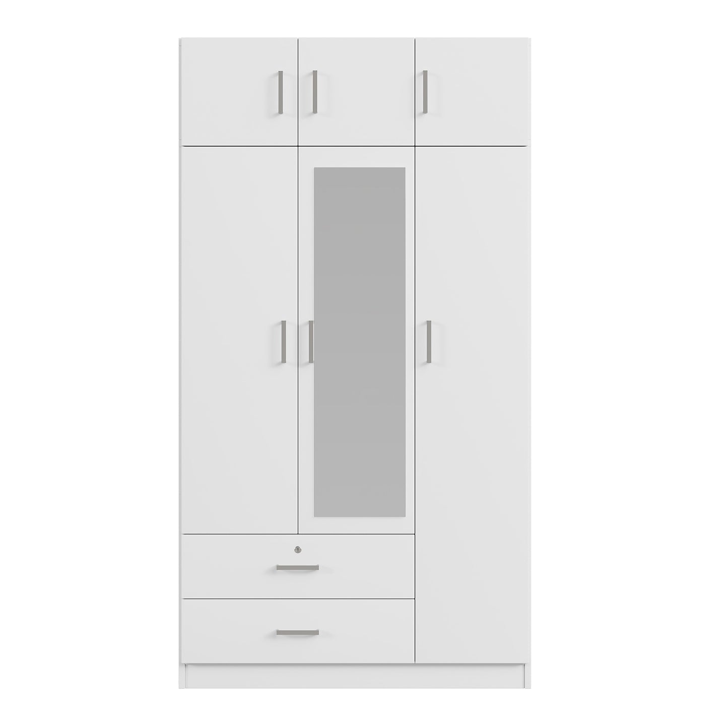 Elmcrest Contemporary Classic Mirror Wardrobe