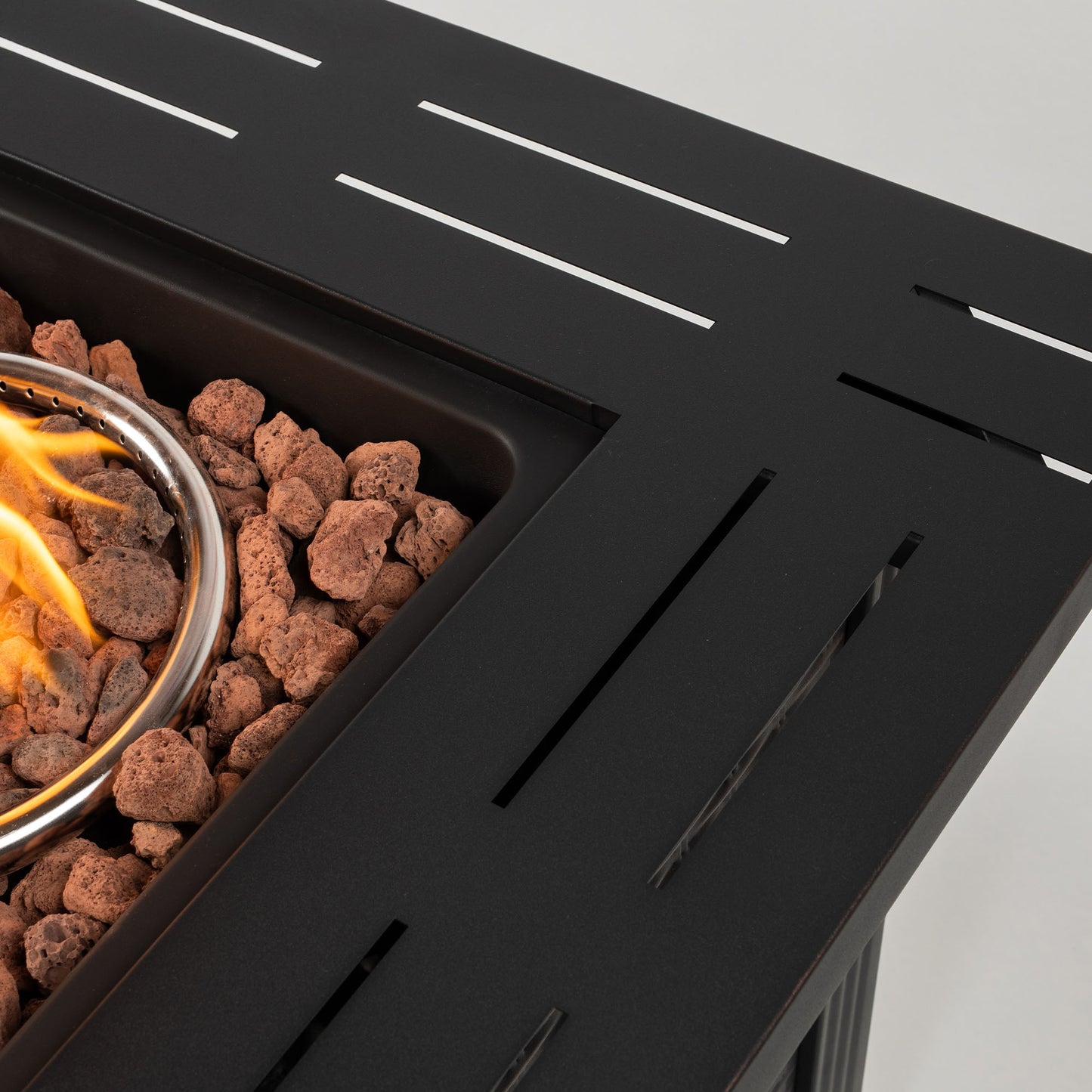 Warmsprings Contemporary Fire Pit Table