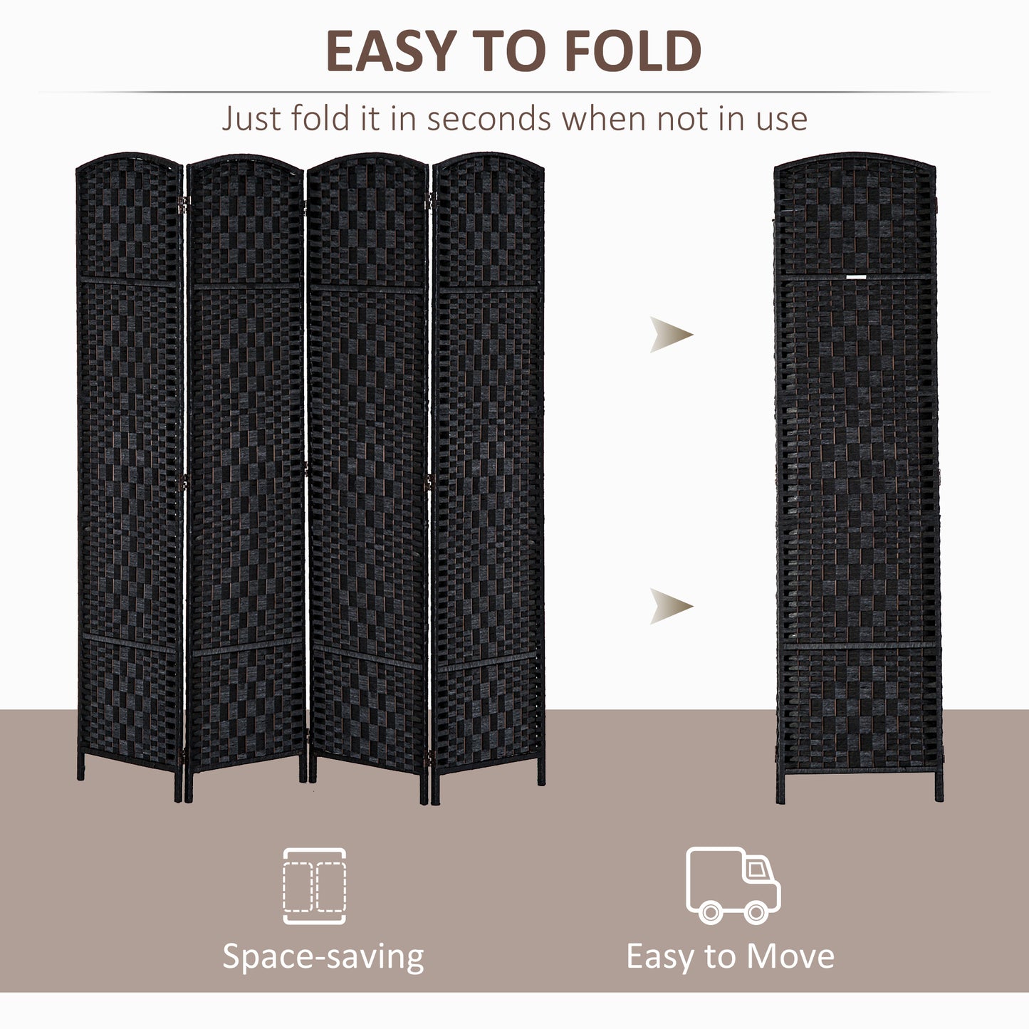 Jiron Craftsman Weave Room Divider