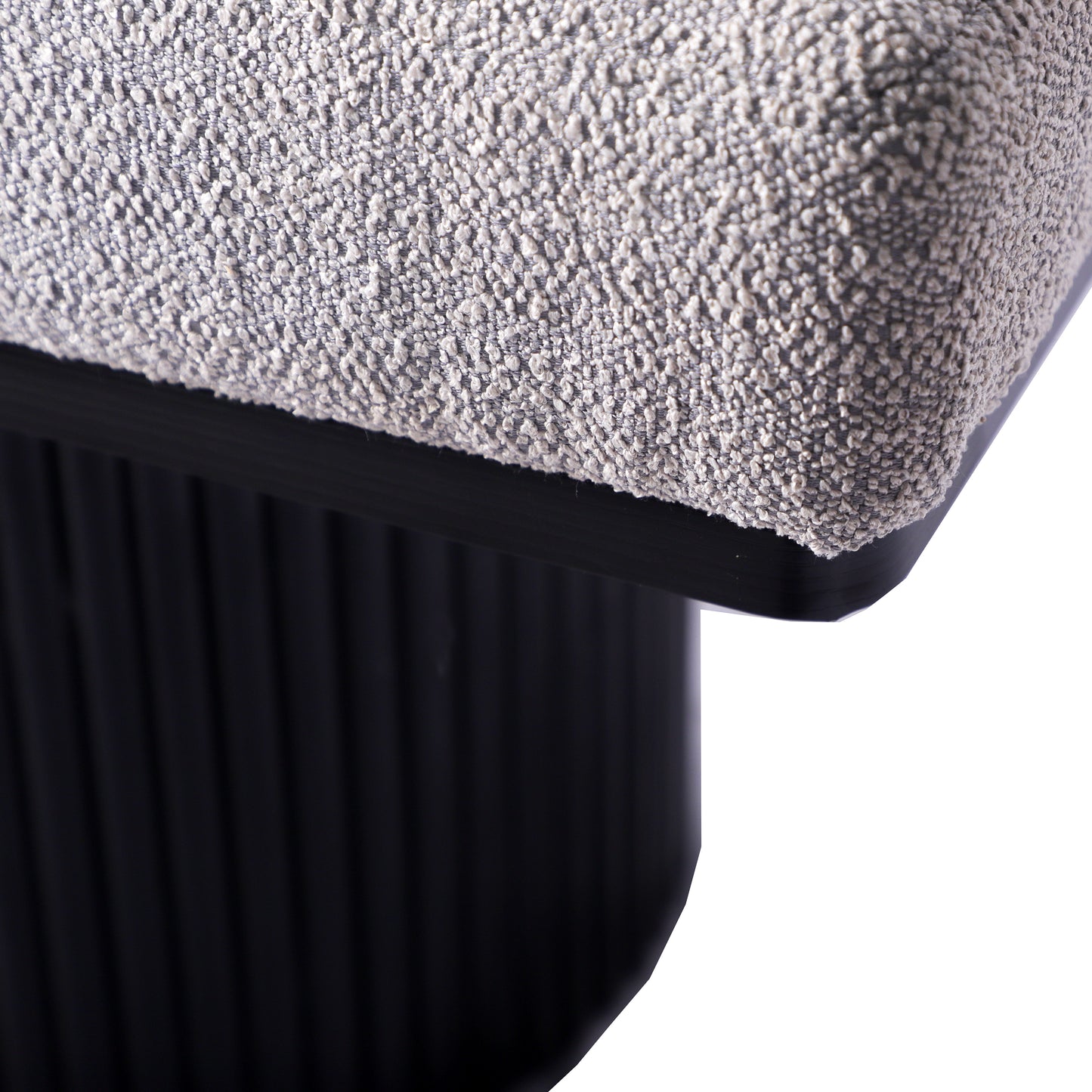 Lula Modern Upholstered Bench Chunky Legs