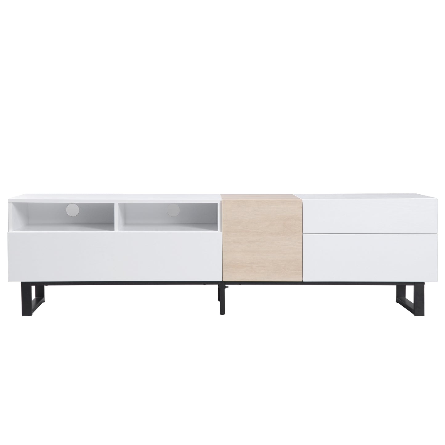 Marites Modern Drop Down Media Entertainment Table