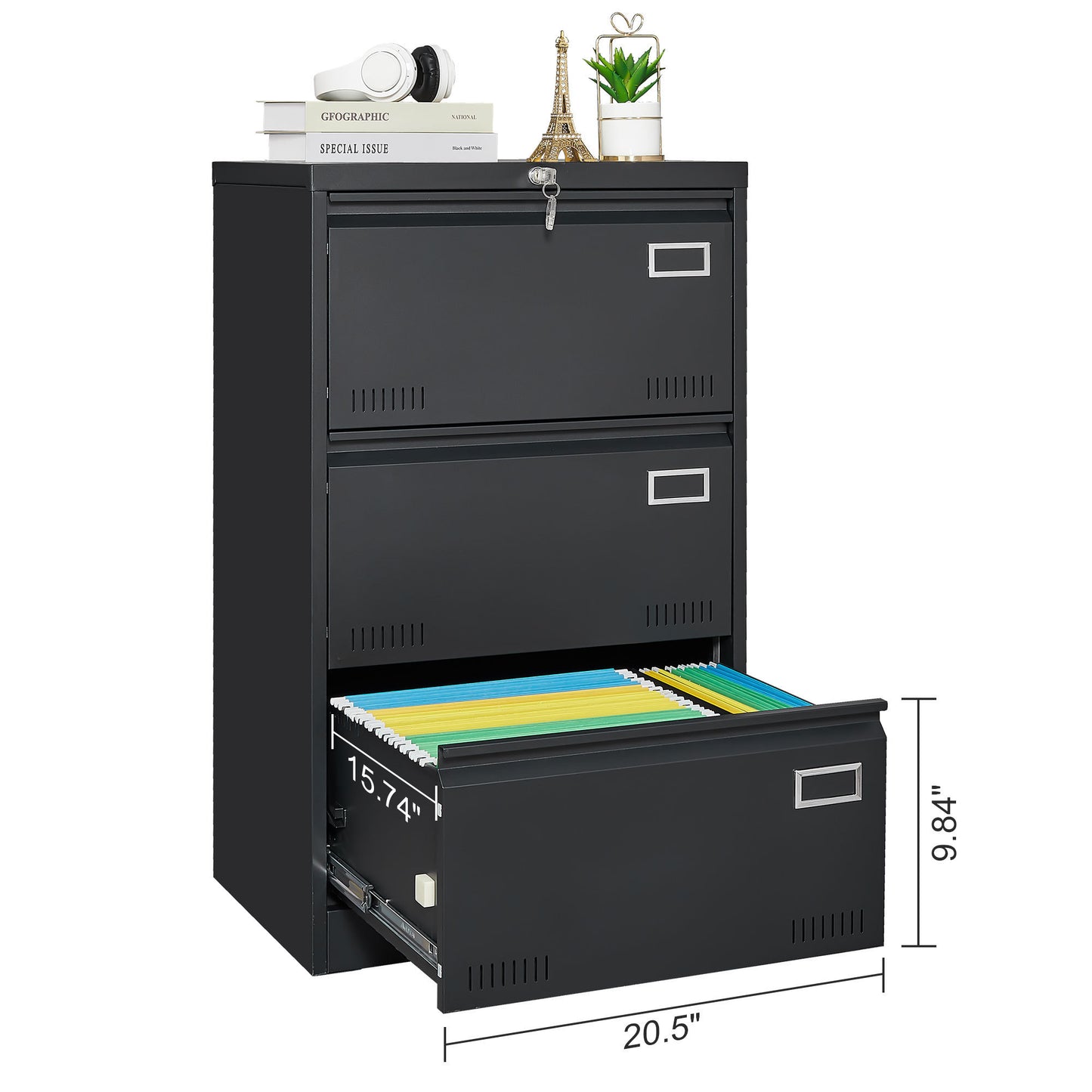Justo Modern Drawer Filing Cabinet
