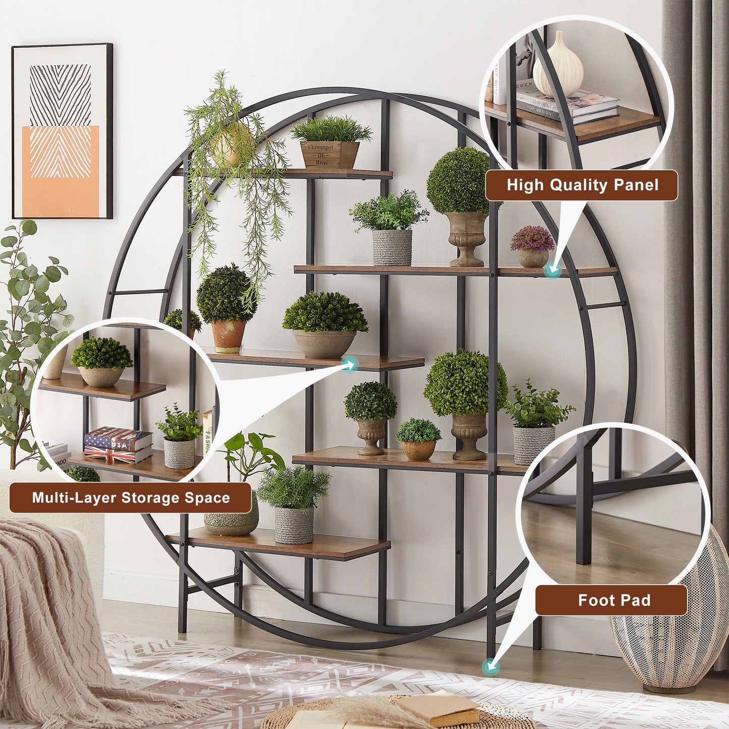 Marites Industrial Metal display Shelve
