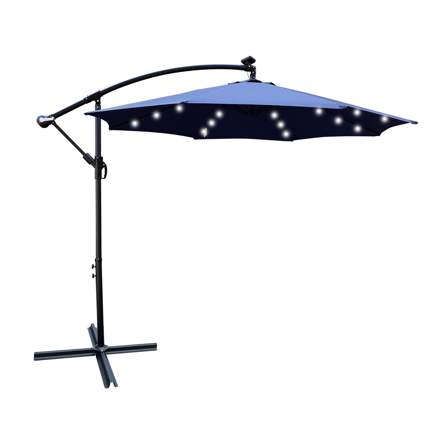 Marcel Modern Solar LED Patio Umbrella