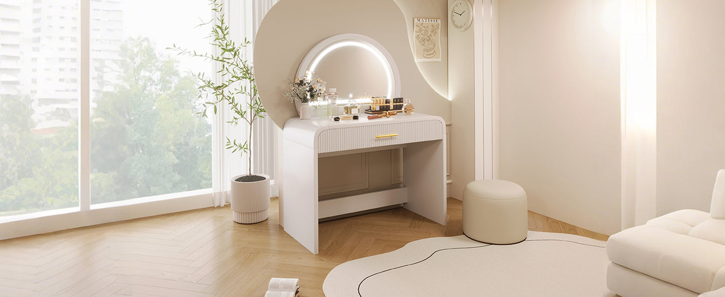 Mission Modern Makeup Vanity with Touch