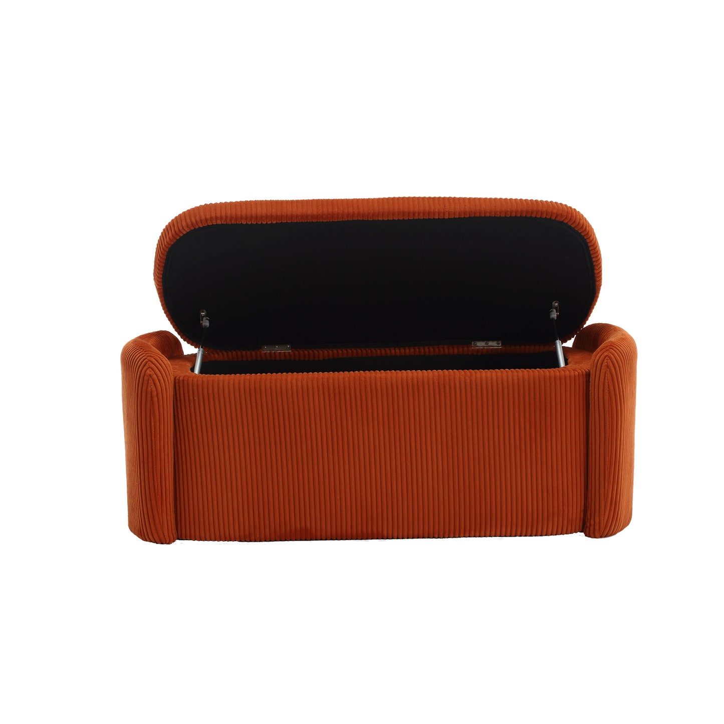 Calista Contemporary Upholstered Storage Ottoman