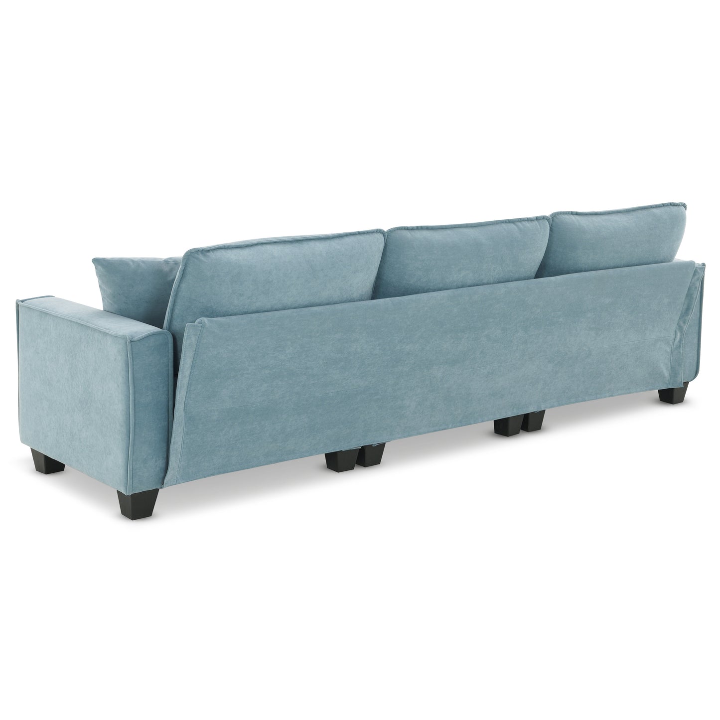 Lula Modern Velvet Convertible Sofa
