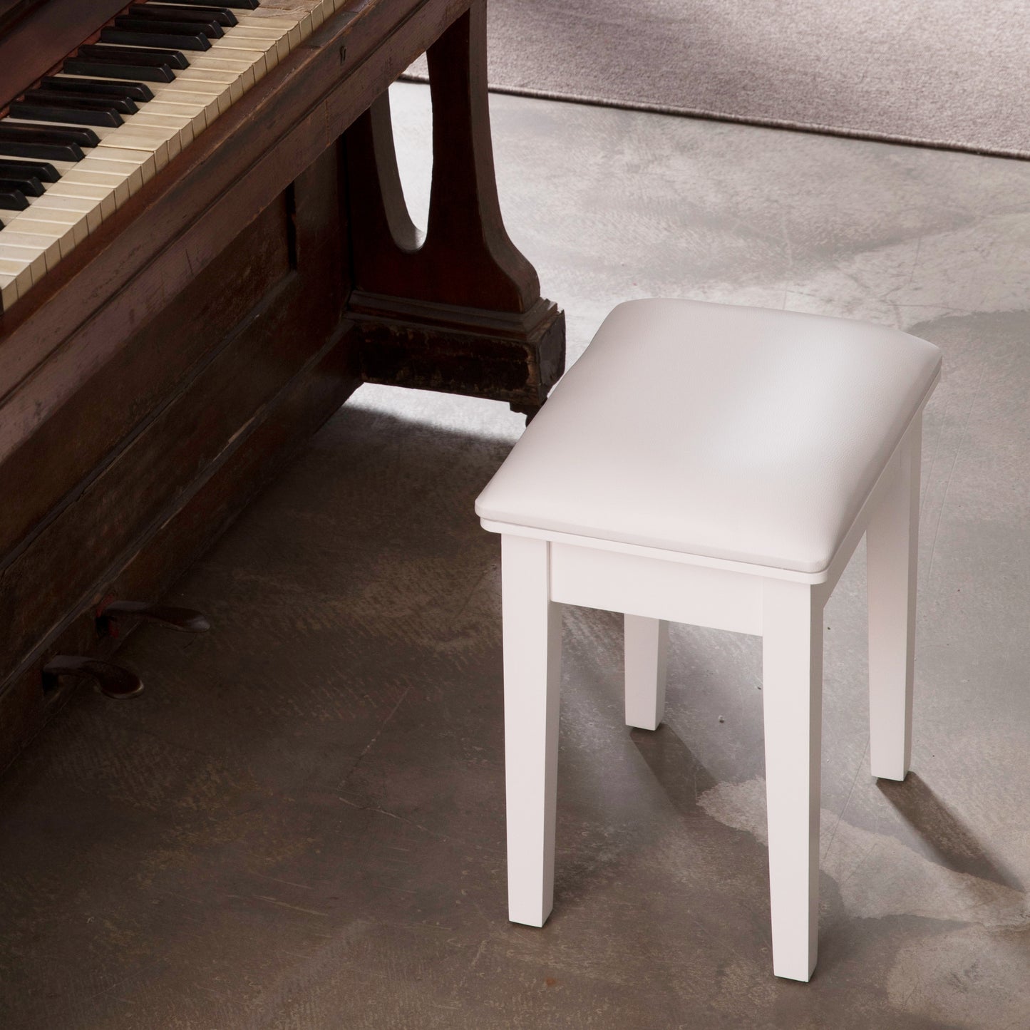 Eda Modern Cushion Vanity Stool