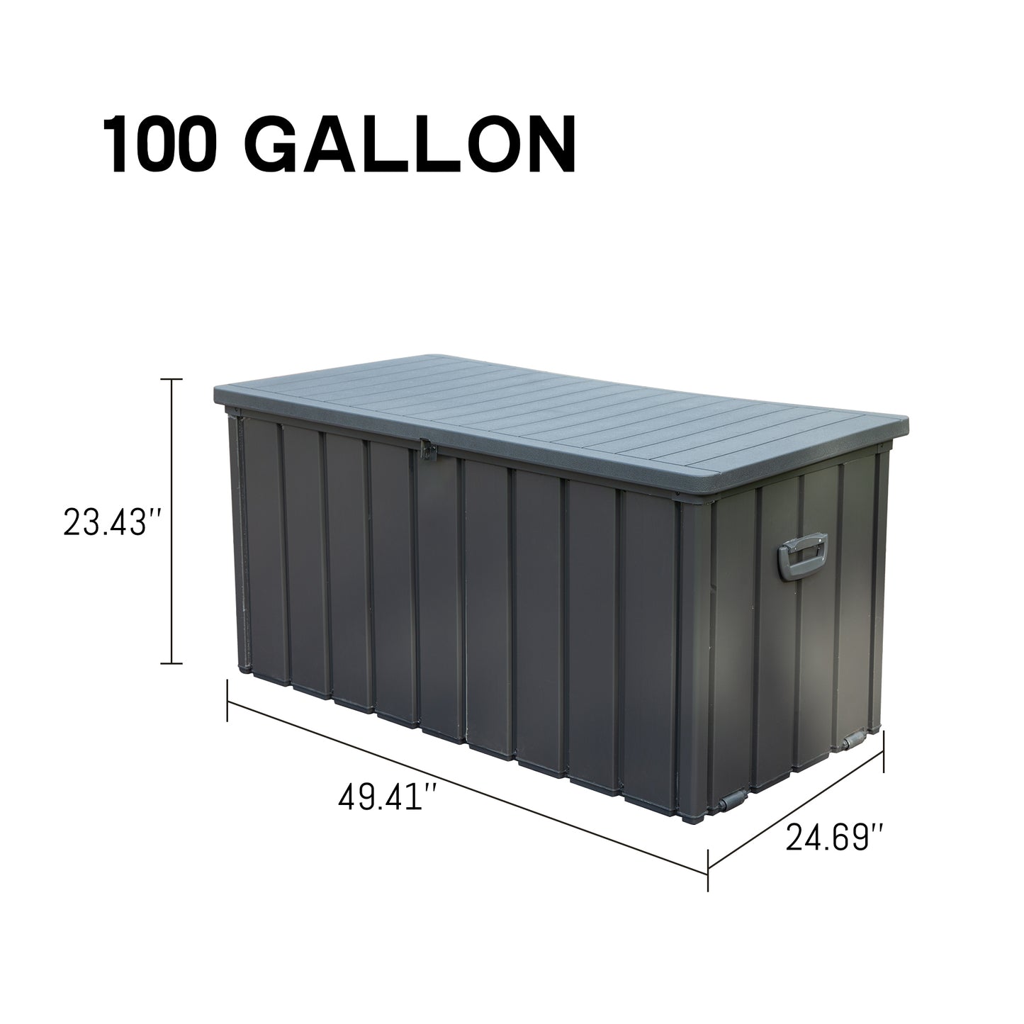 Irvington Industrial Outdoor Storage Deck Box