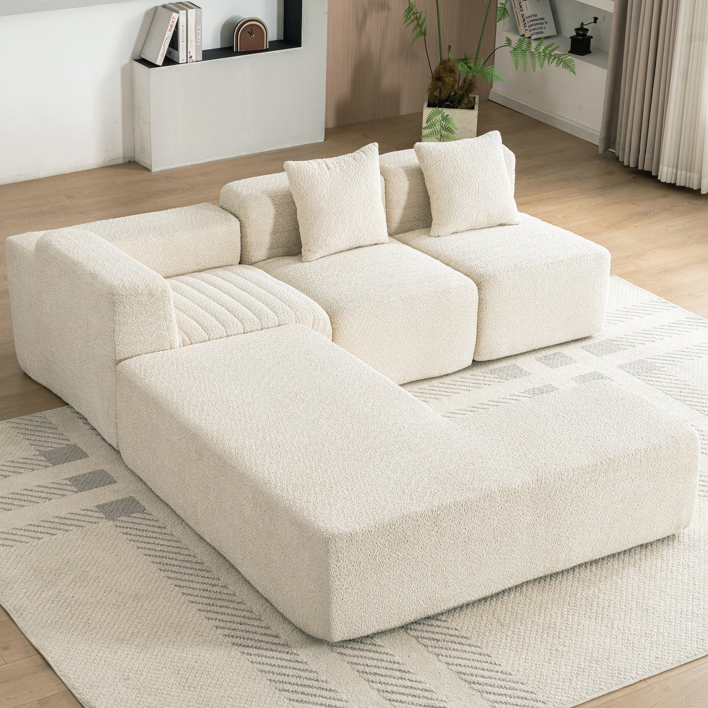 Luz Contemporary Sectional Sofa Set