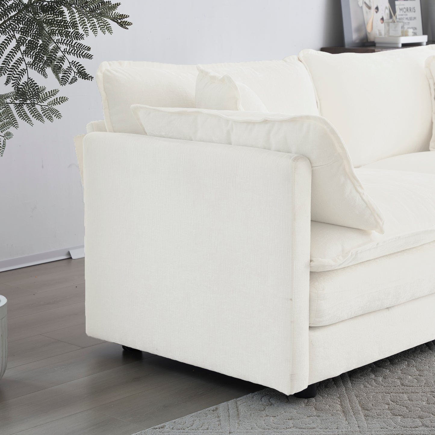Warmsprings Modern Comfy Chenille Armchair Sofa