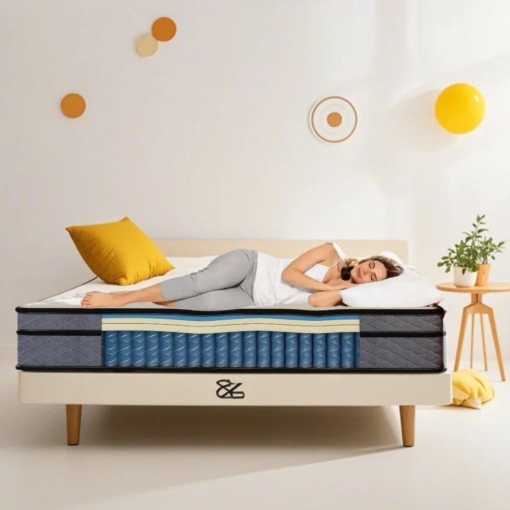 Marites Contemporary Queen Gel Hybrid Mattress